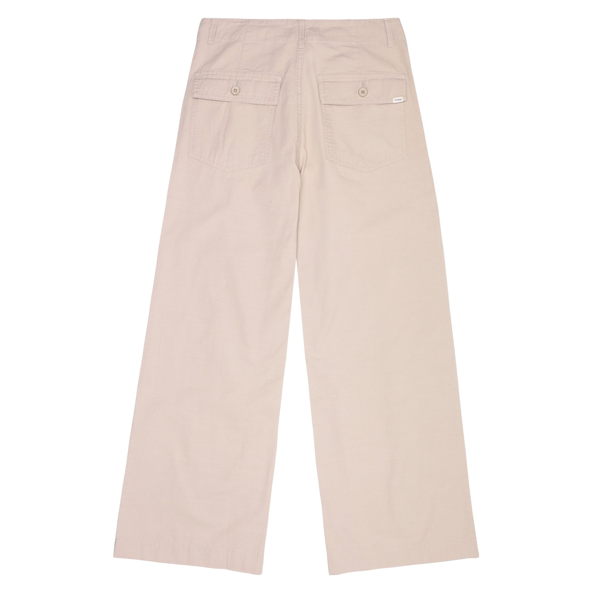POSEY Midrise weite Slubgarn-Cropped-Hosen GOTS/Vegan