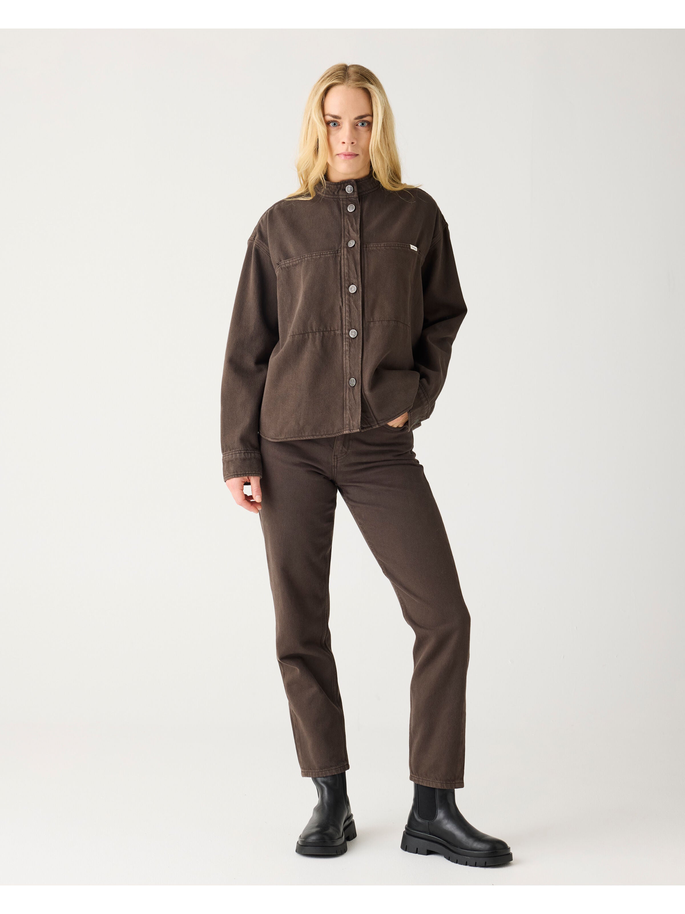 Twill Hose STELLA aus Bio-Baumwolle ROC/GOTS/Vegan