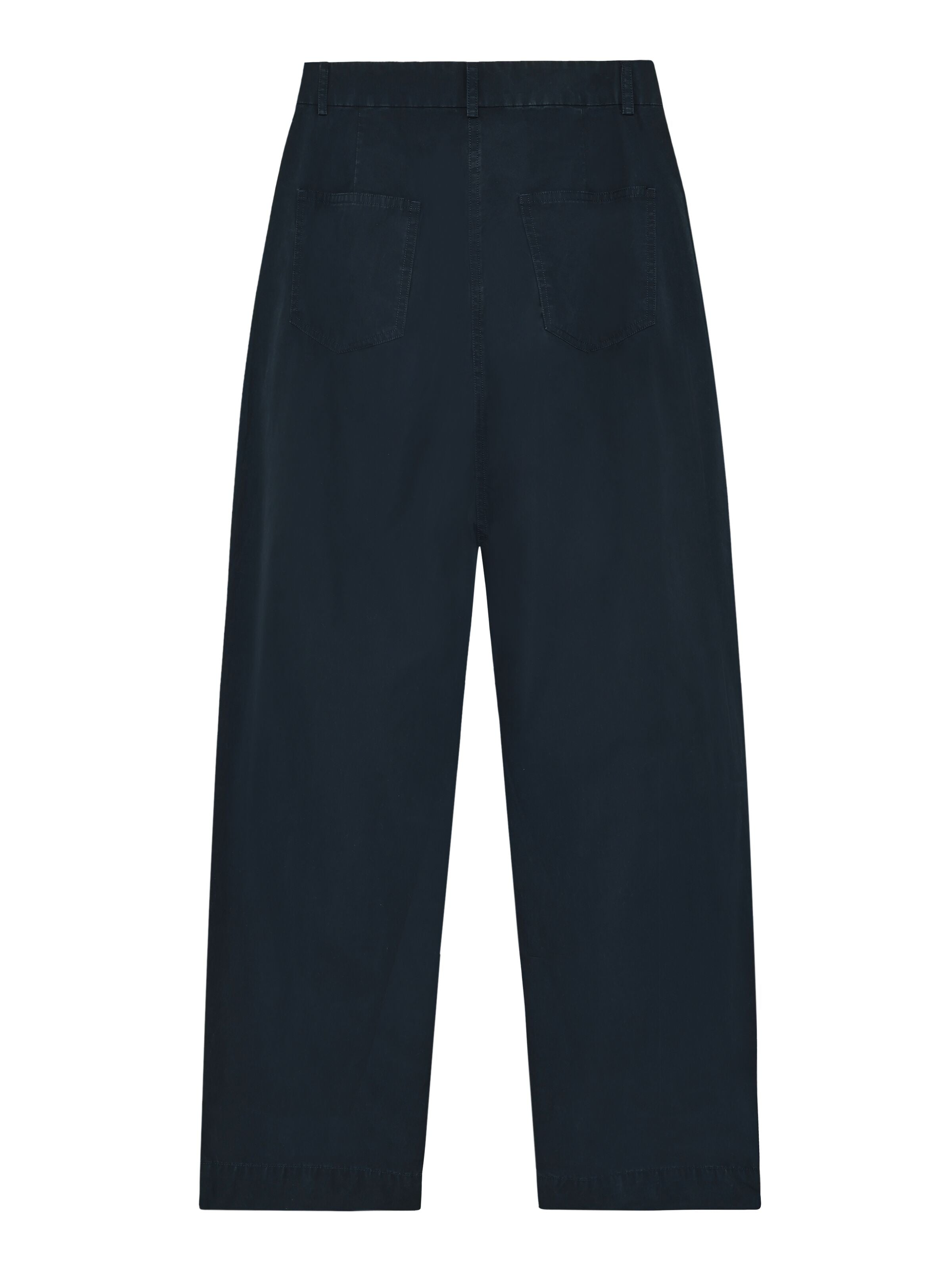 Popeline-Faltenhose aus Bio-Baumwolle
