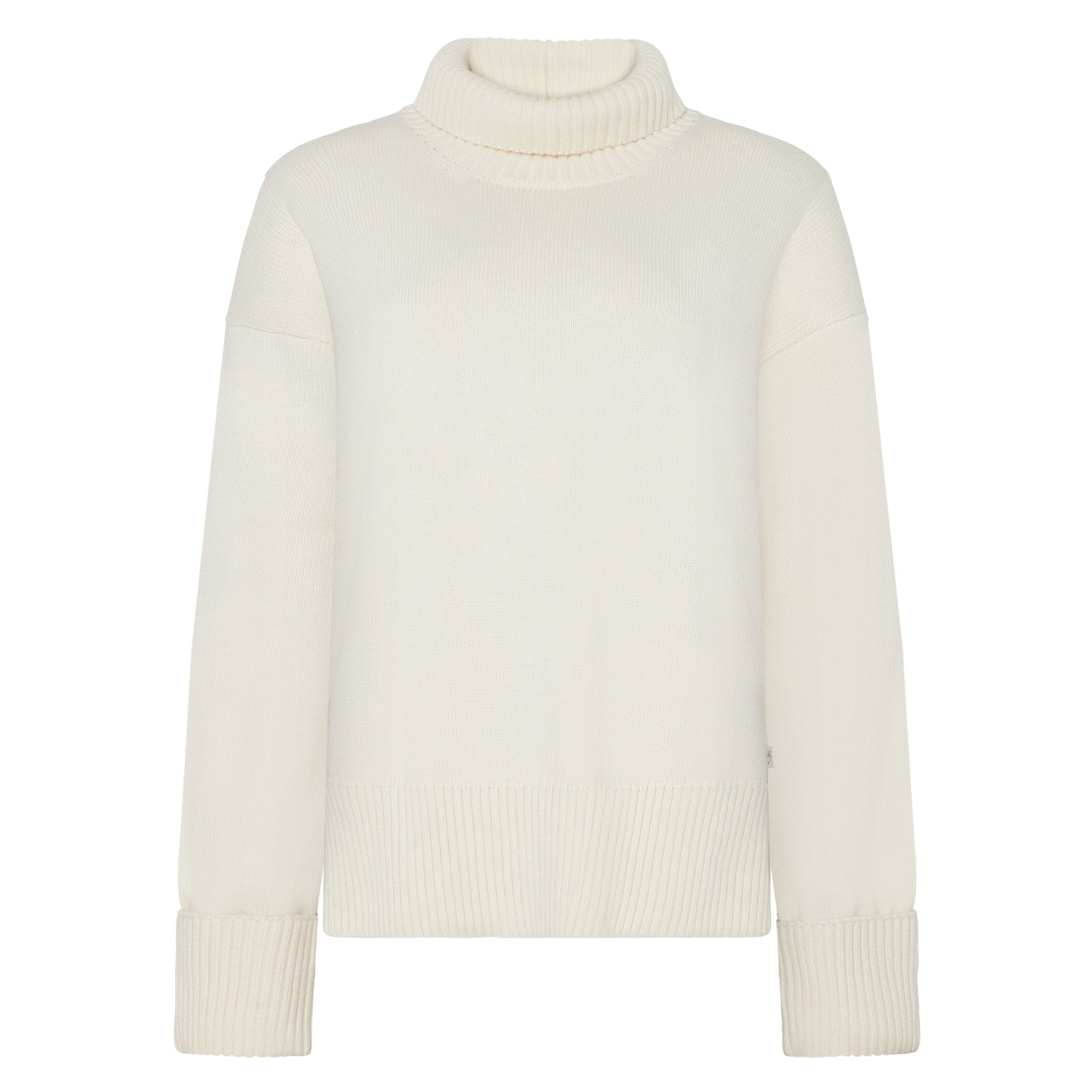 Rollkragen Pullover aus Bio-Baumwolle ROC/GOTS/Vegan