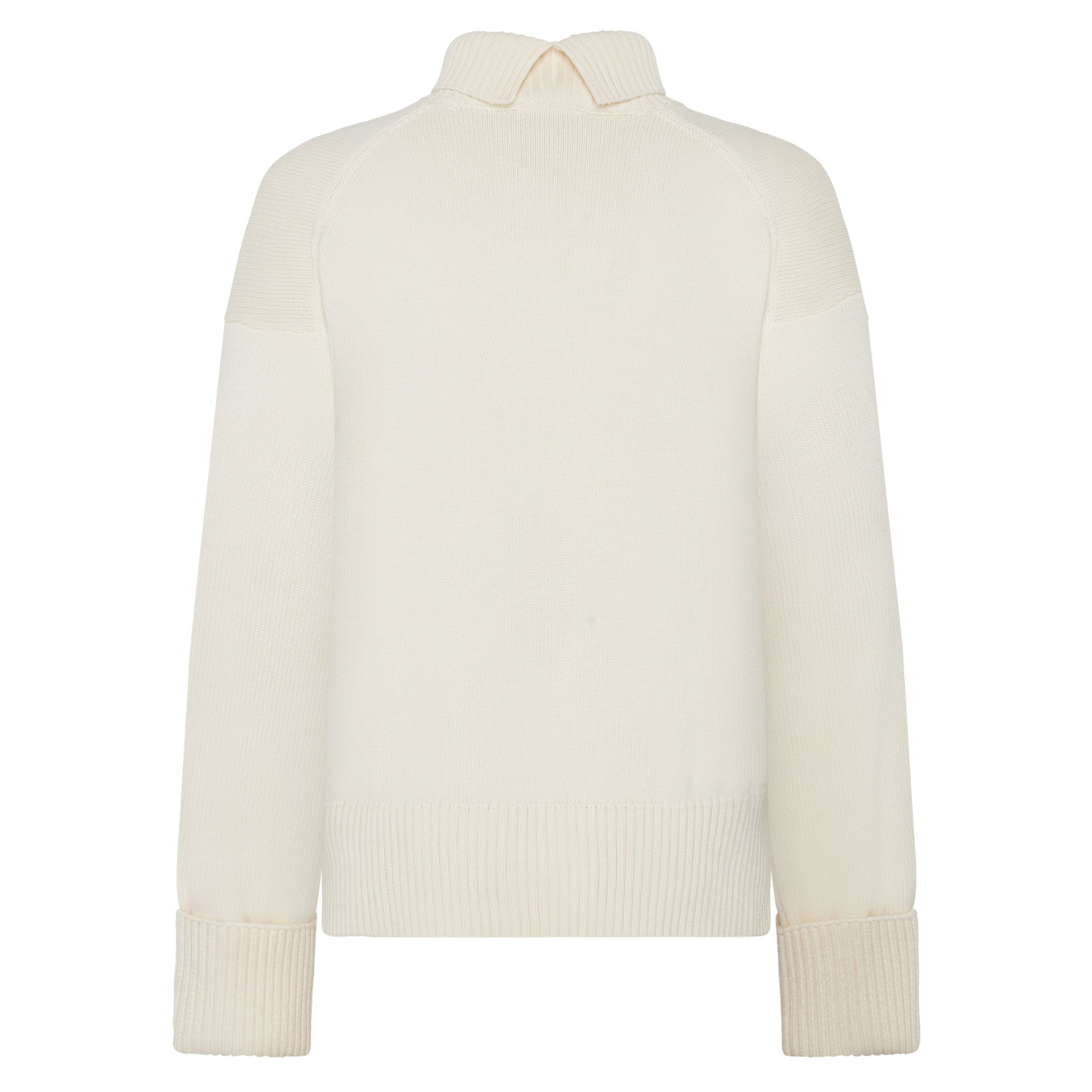 Rollkragen Pullover aus Bio-Baumwolle ROC/GOTS/Vegan