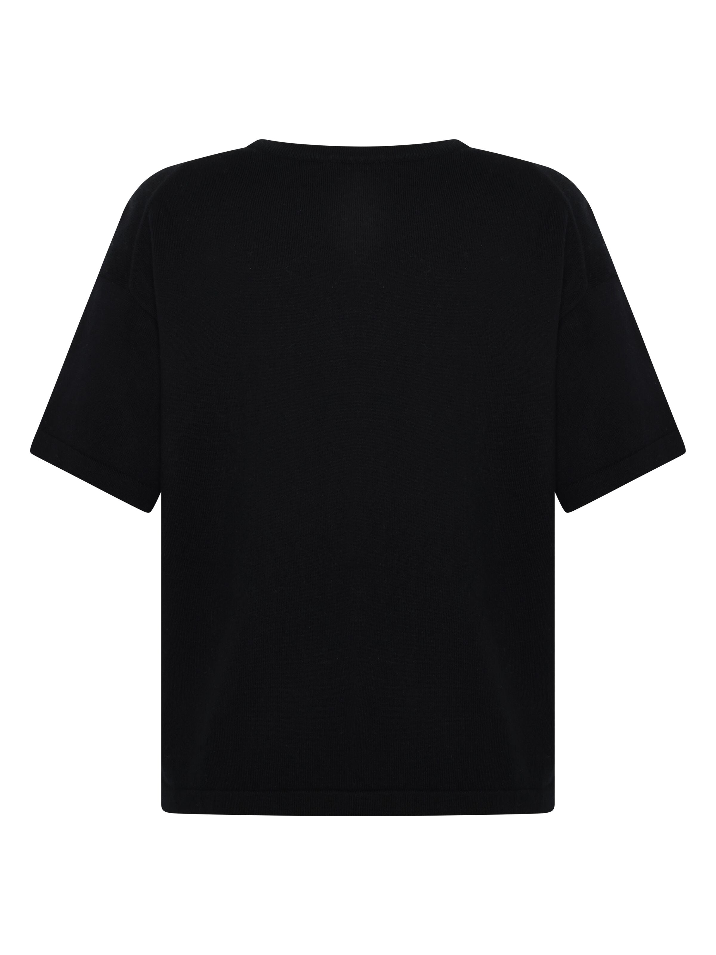 Gestricktes lockeres T-Shirt aus Kaschmir