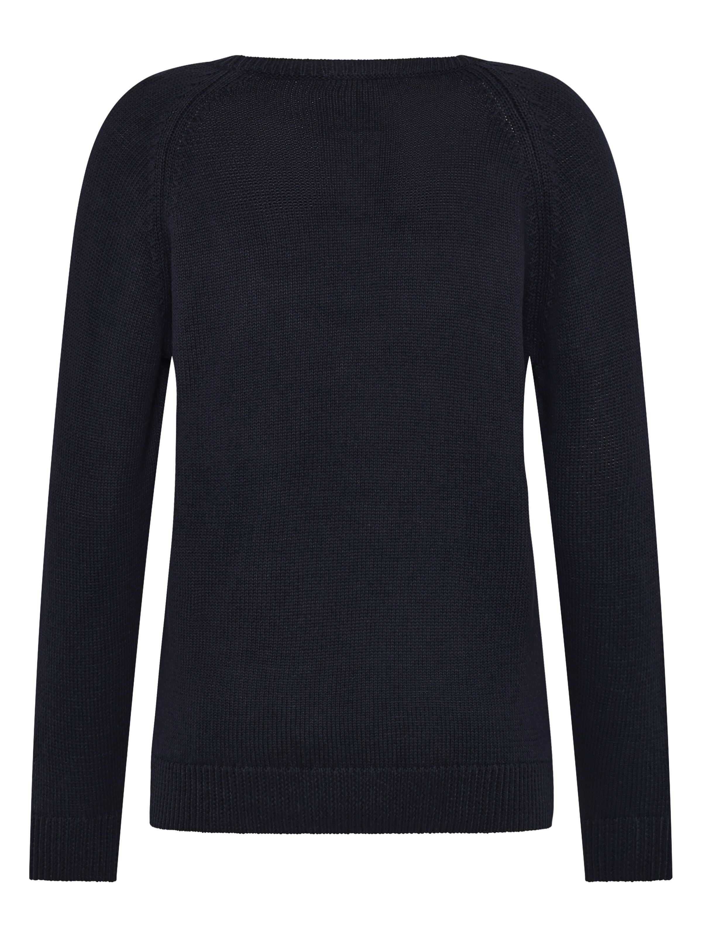 Leichter Rundhals-Pullover aus Bio-Baumwolle