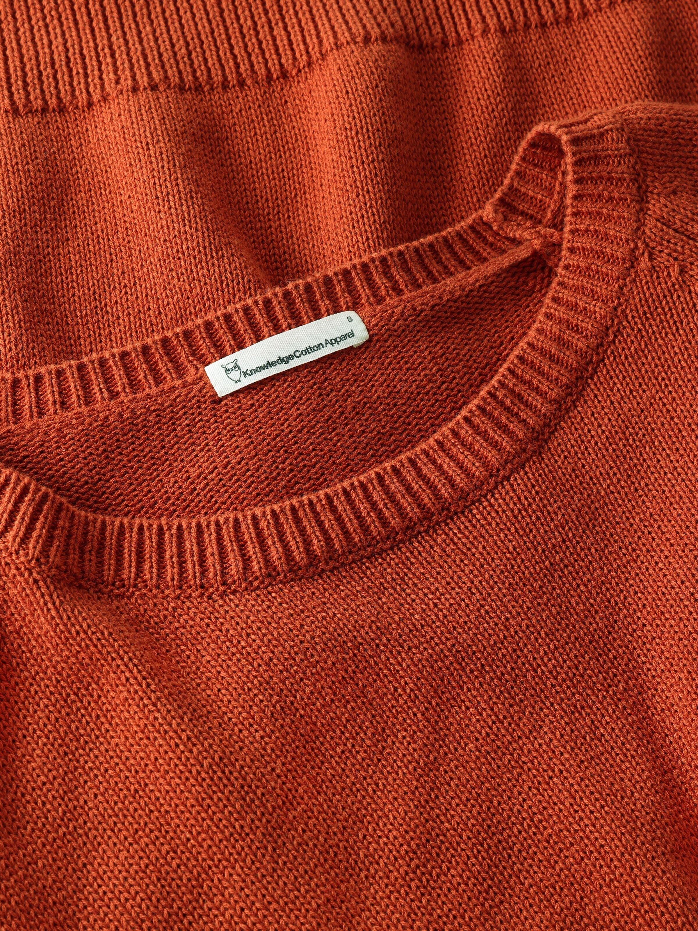 Leichter Rundhals-Pullover aus Bio-Baumwolle