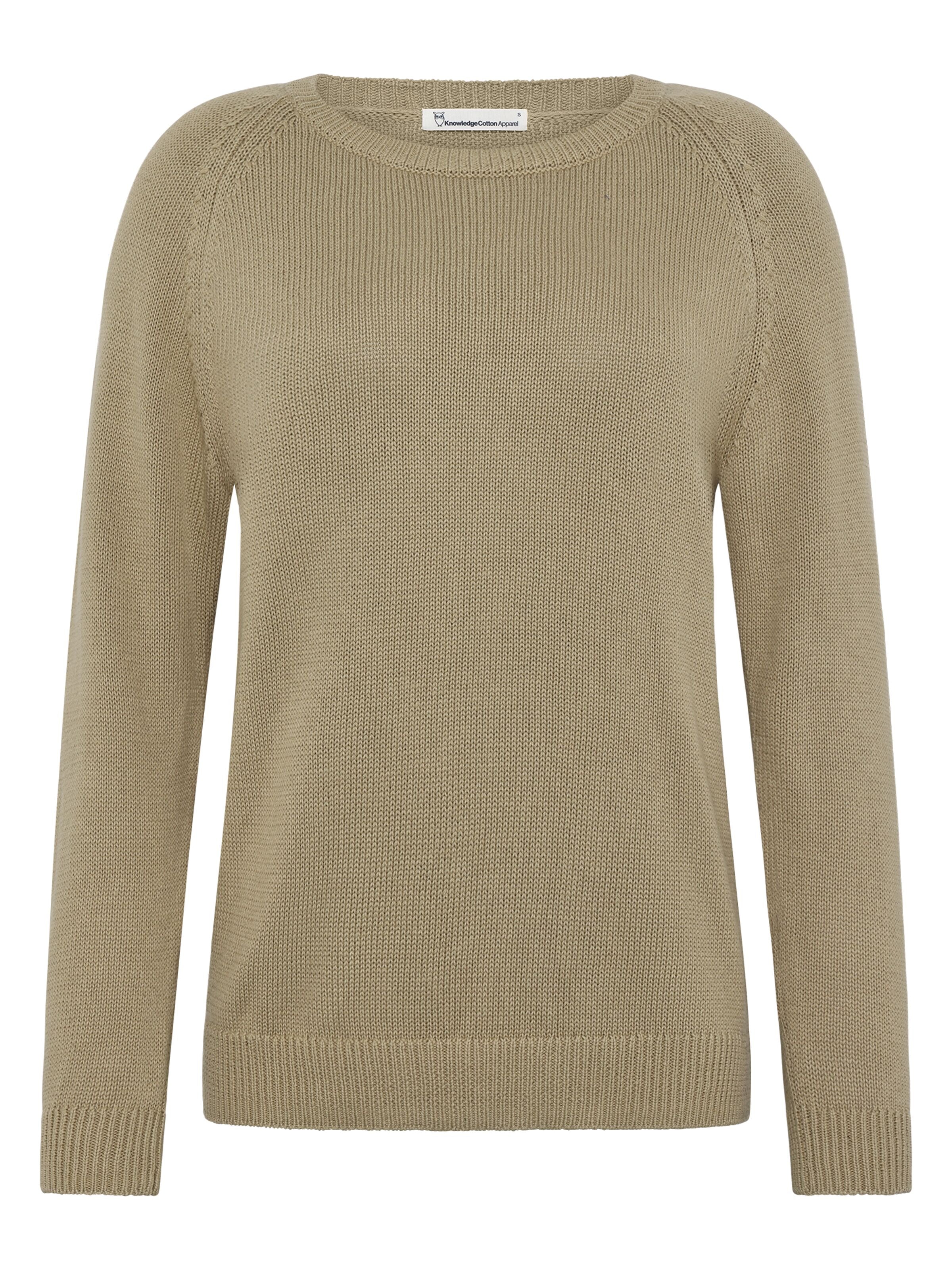 Leichter Rundhals-Pullover aus Bio-Baumwolle