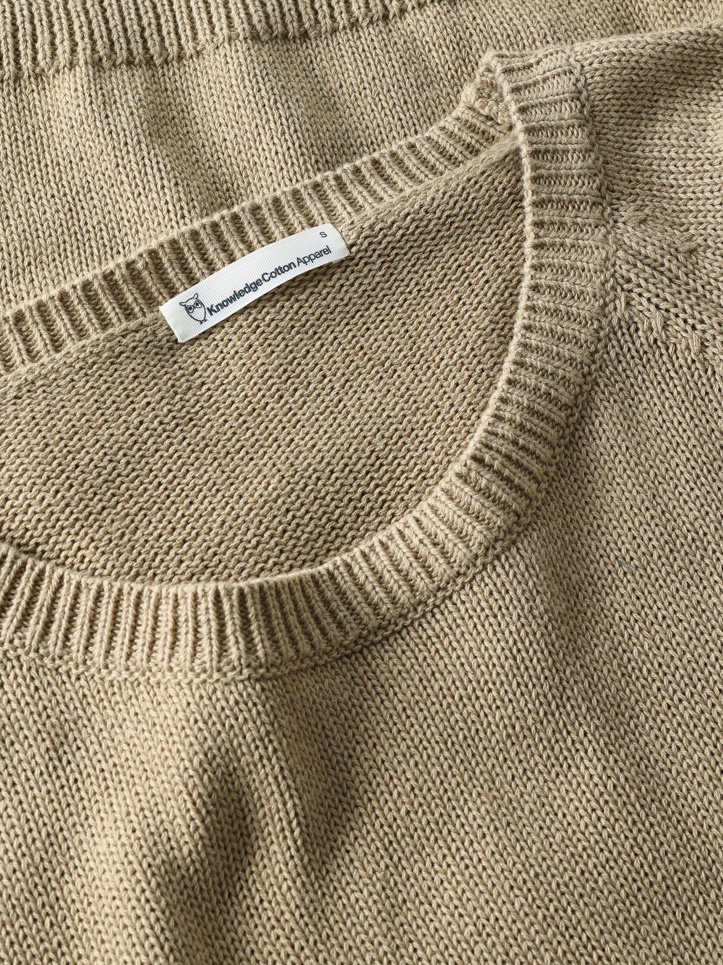 Leichter Rundhals-Pullover aus Bio-Baumwolle