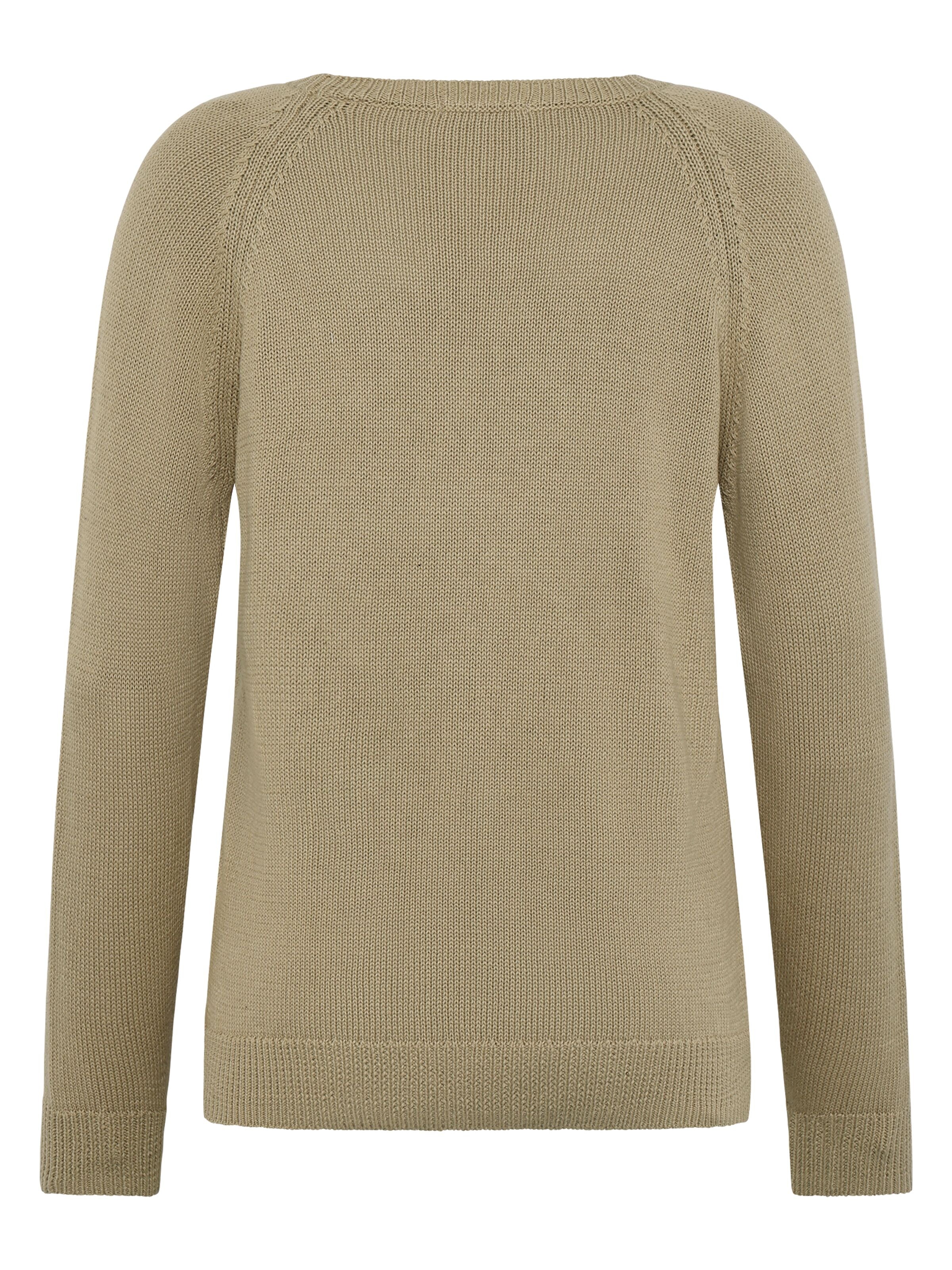Leichter Rundhals-Pullover aus Bio-Baumwolle