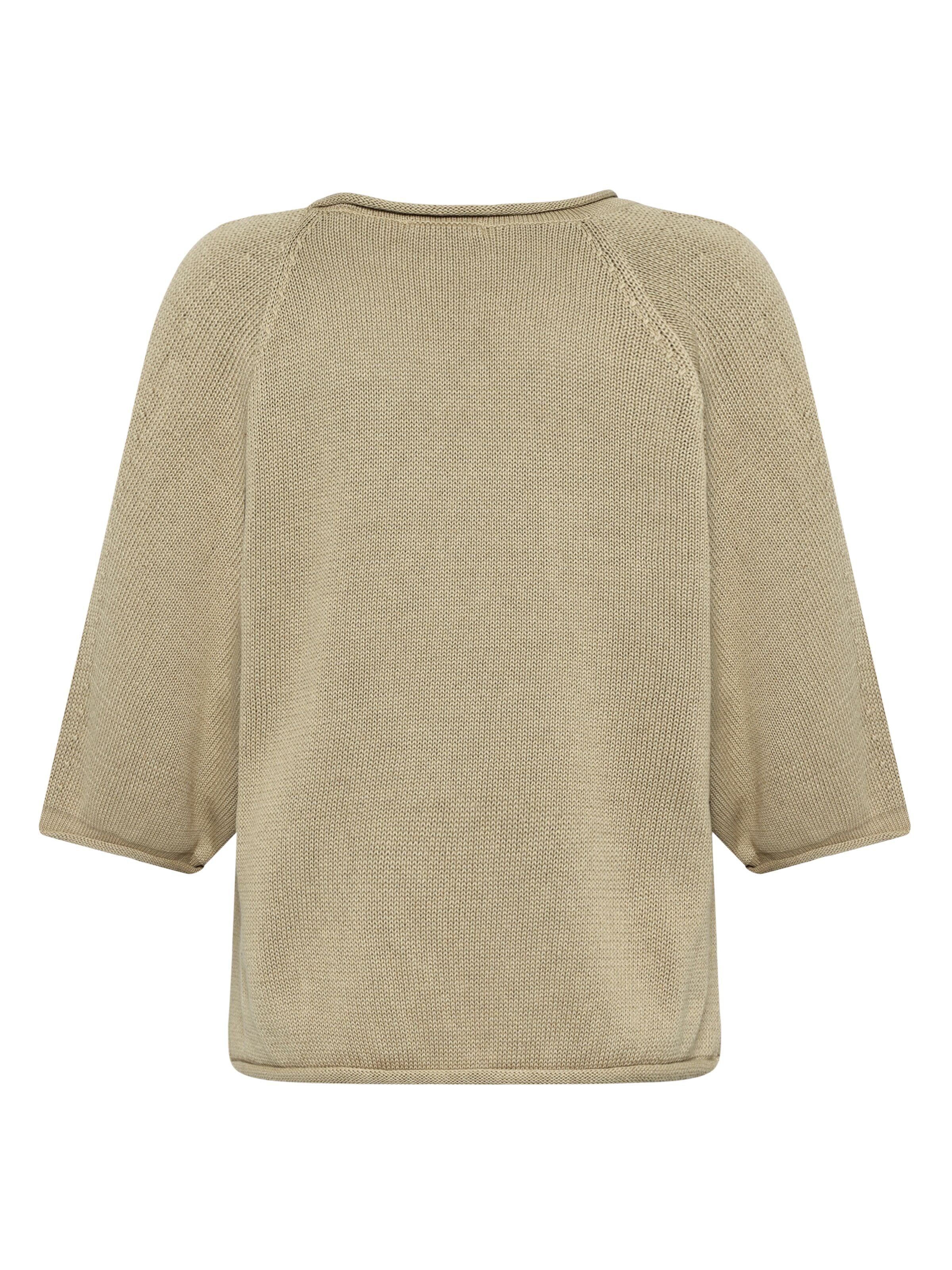 Leichter Pullover mit Fledermausärmeln aus Bio-Baumwolle