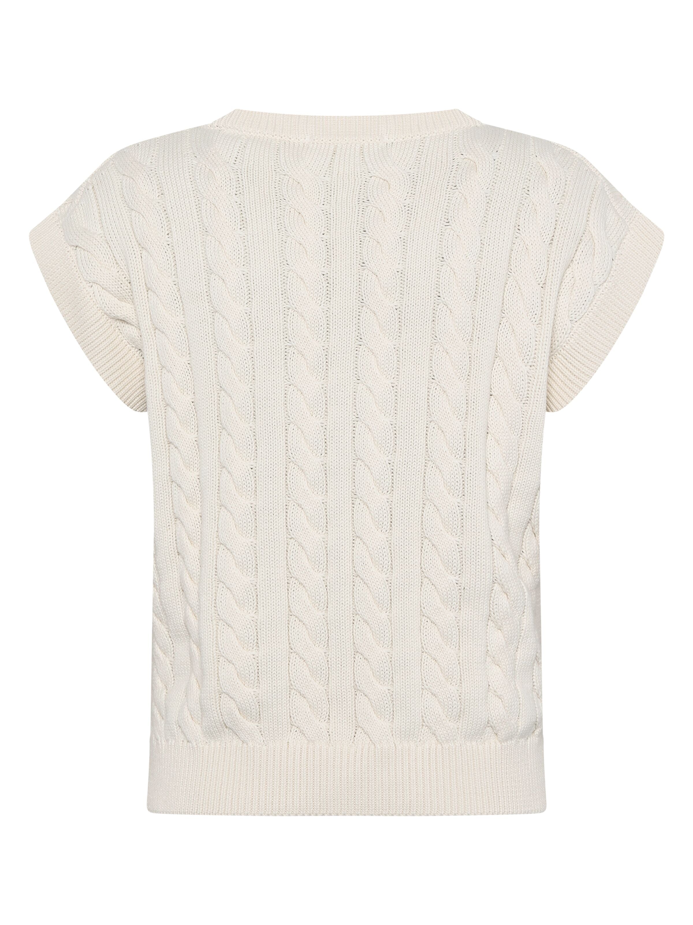 Strick-Pullunder CABLE aus Bio-Baumwolle