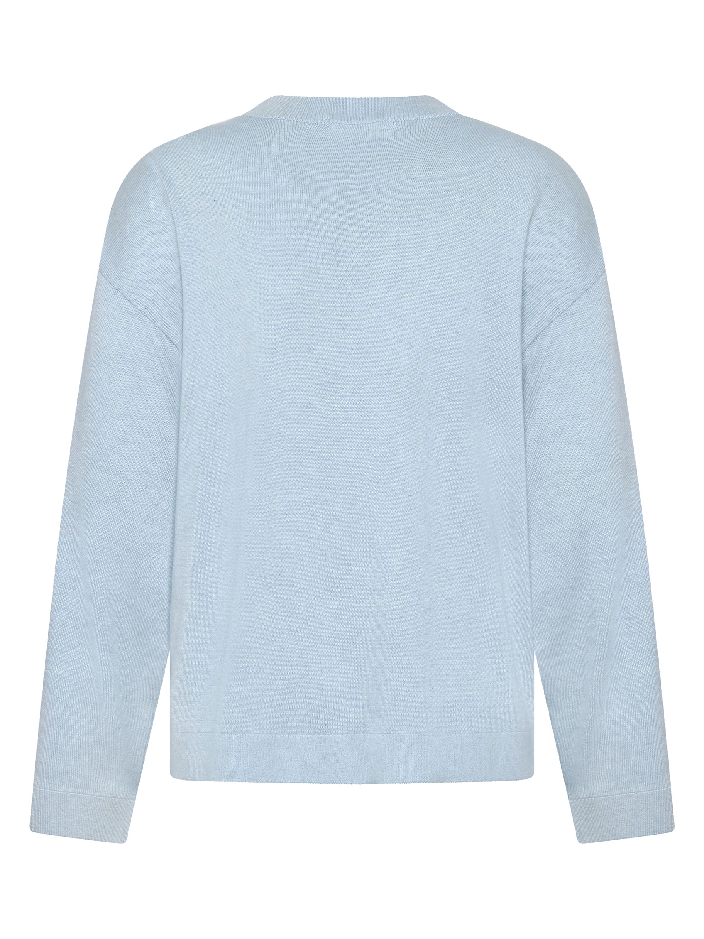 Lockerer Pullover aus leichtem Bio-Baumwollmix