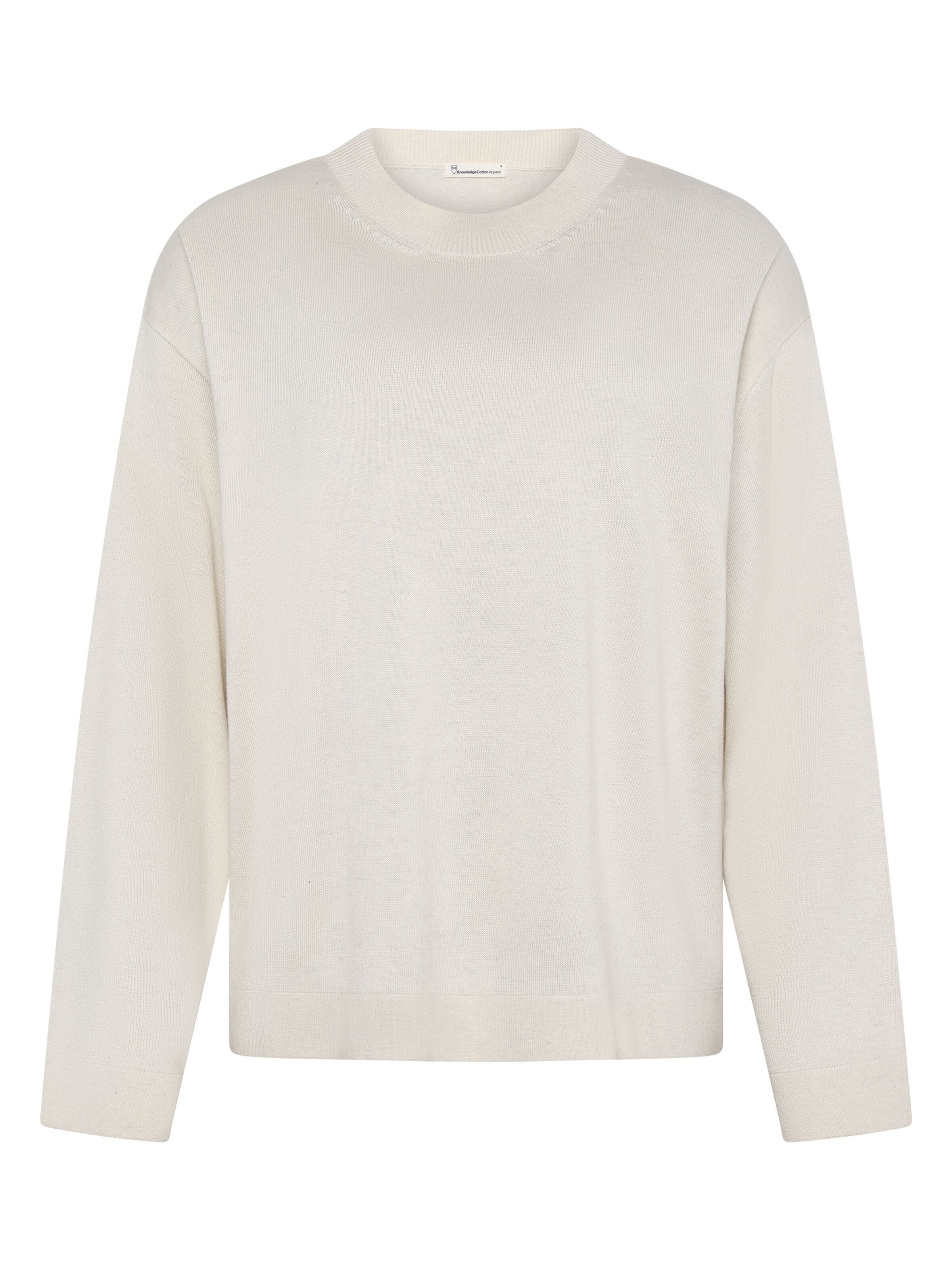 Lockerer Pullover aus leichtem Bio-Baumwollmix