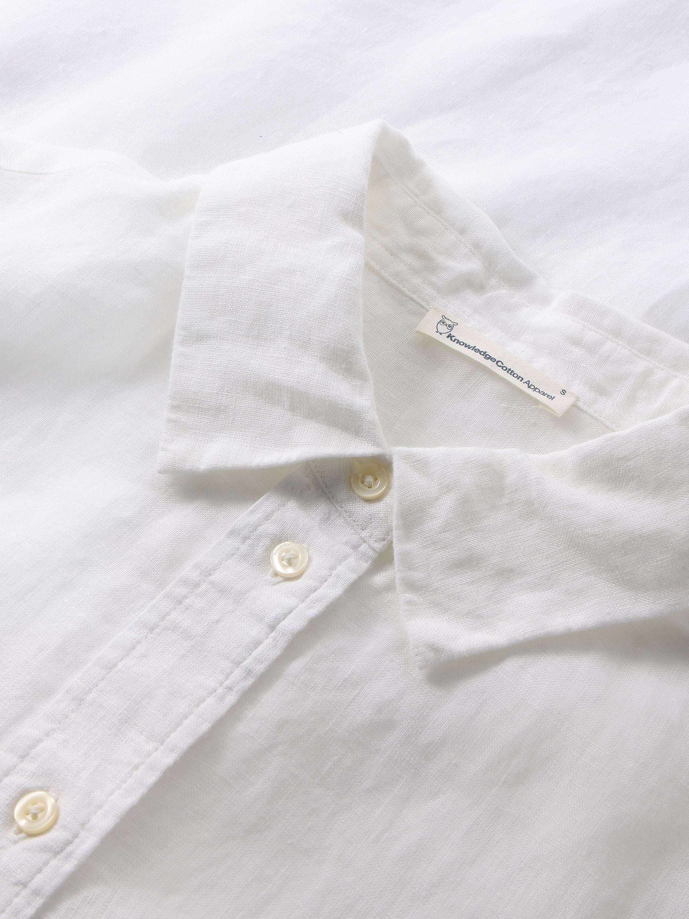 Lockeres Leinenhemd mit langen Ärmeln - Bio-Leinen GOTS/Vegan