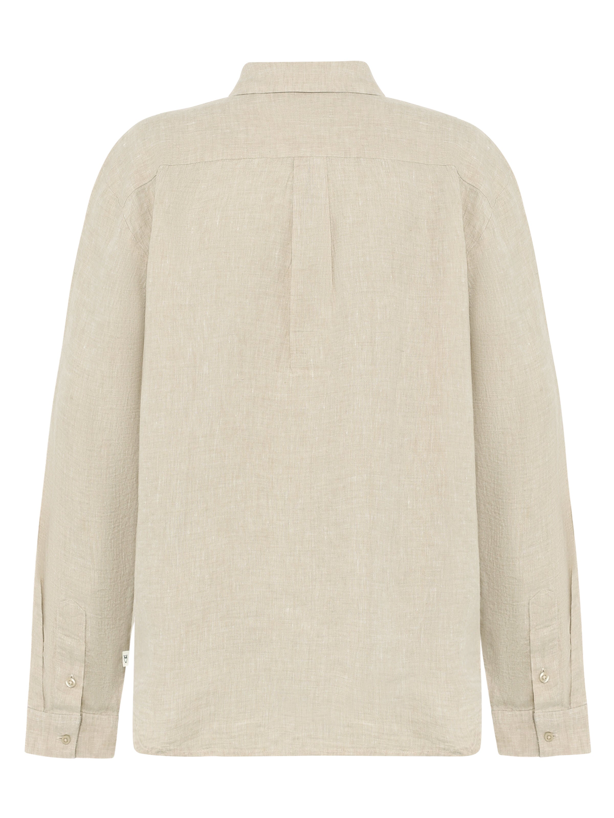 Lockeres Leinenhemd mit langen Ärmeln - Bio-Leinen GOTS/Vegan