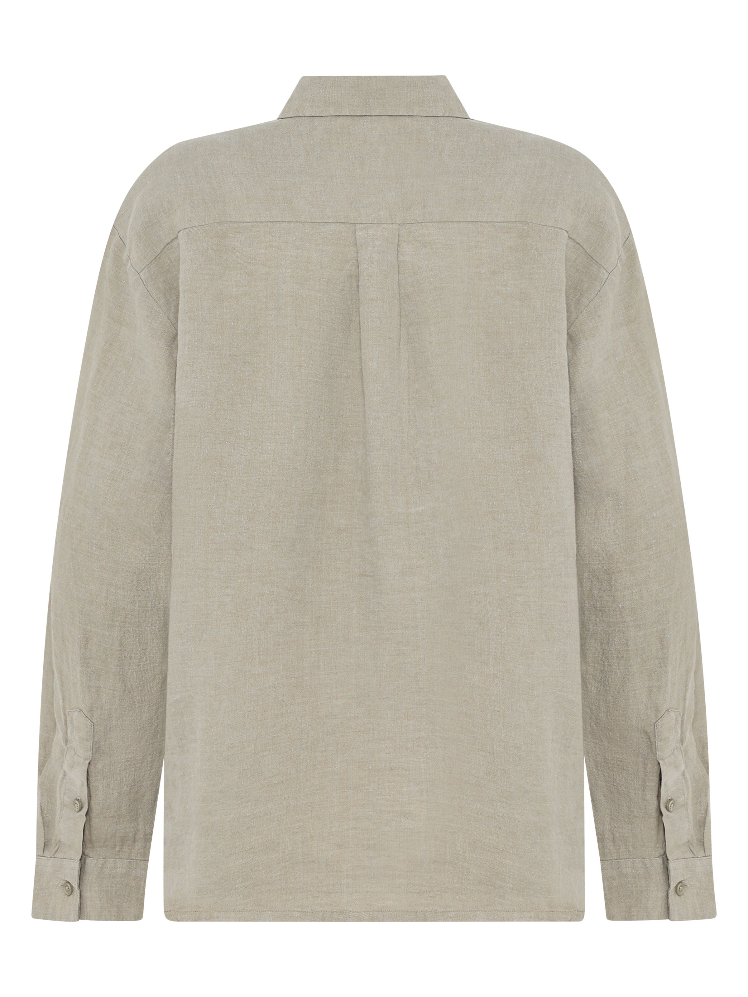 Lockeres Leinenhemd mit langen Ärmeln - Bio-Leinen GOTS/Vegan