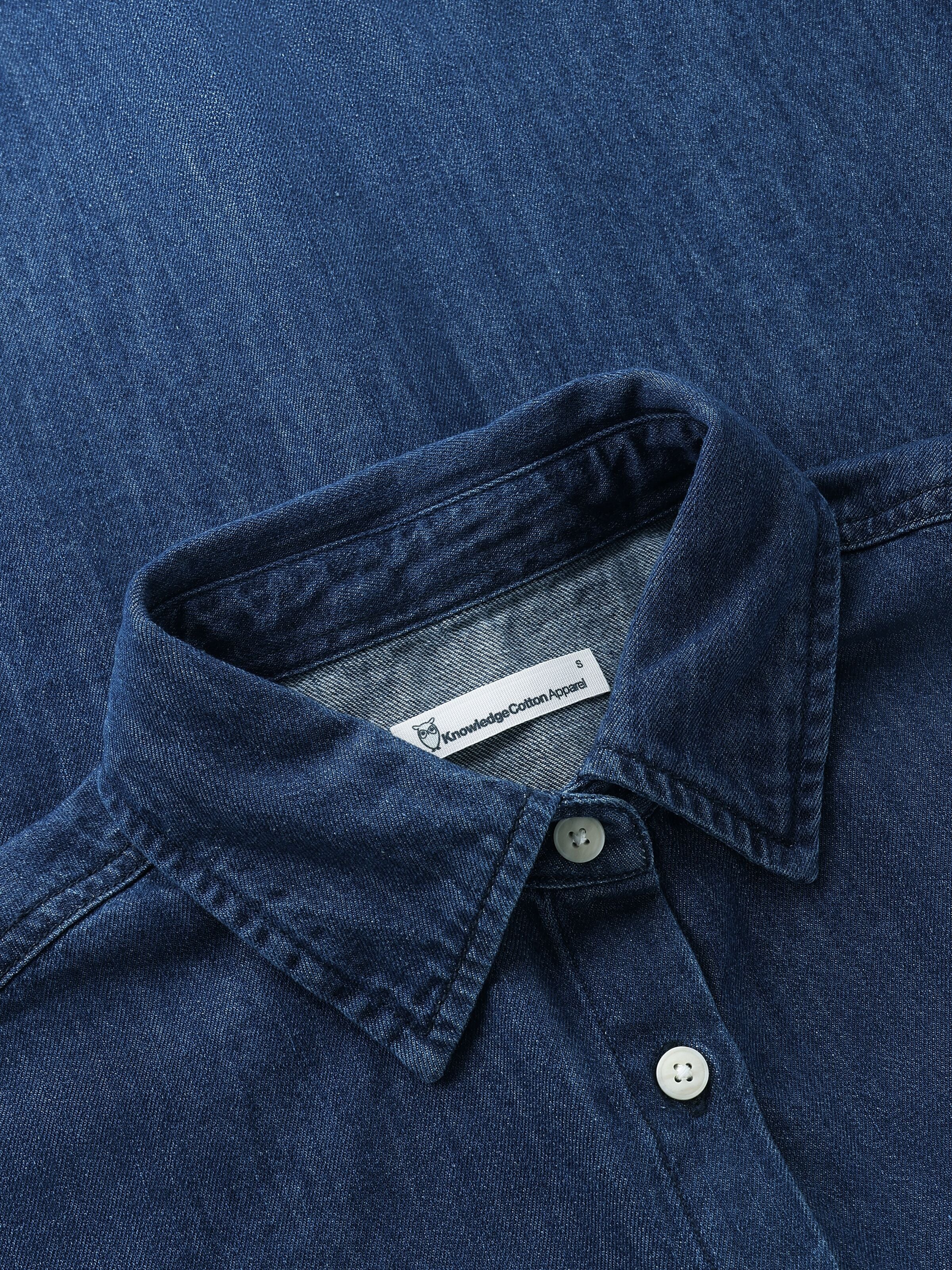 Weiche Denim Bluse aus Bio-Baumwolle