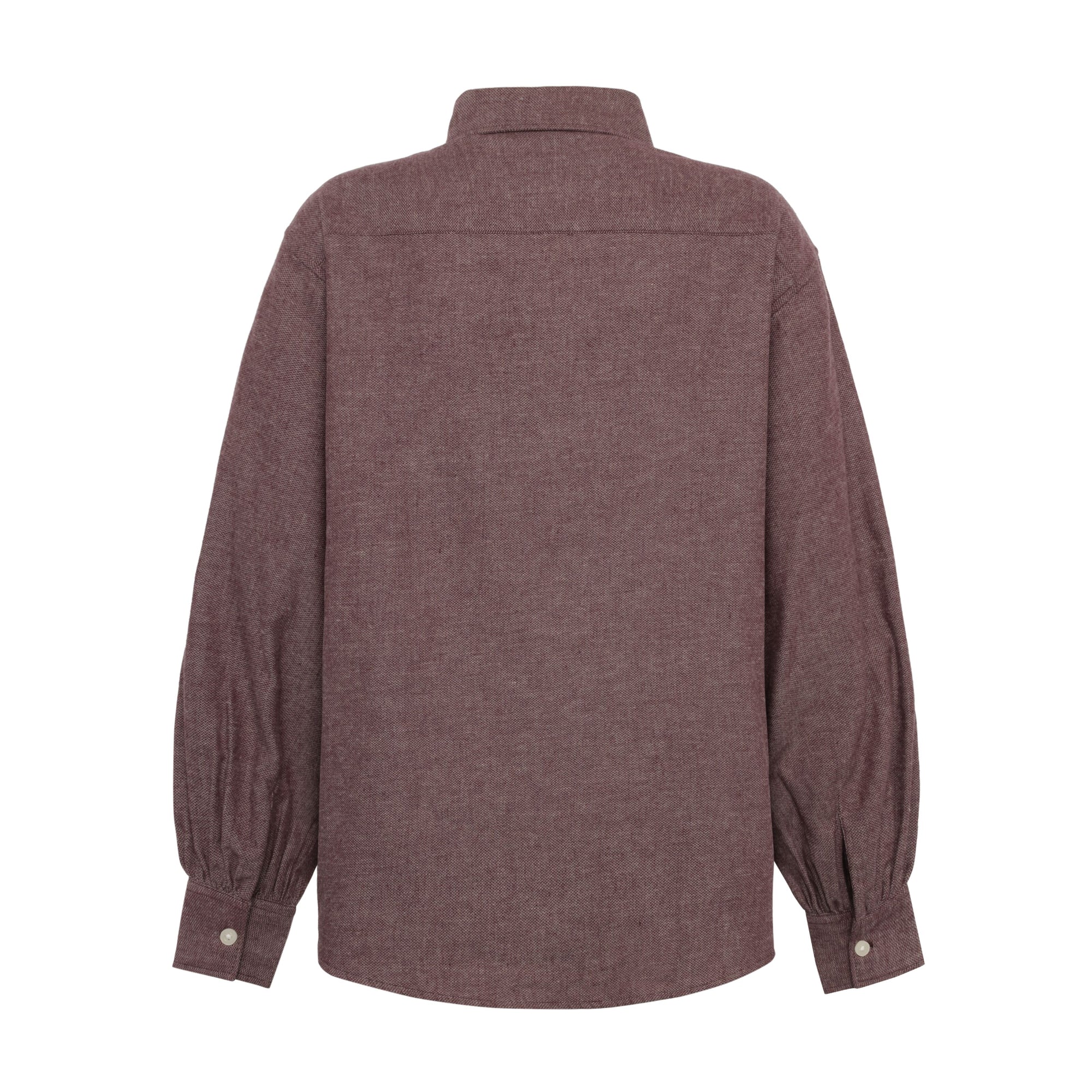 Flanellbluse aus Bio-Baumwolle ROC/GOTS/Vegan