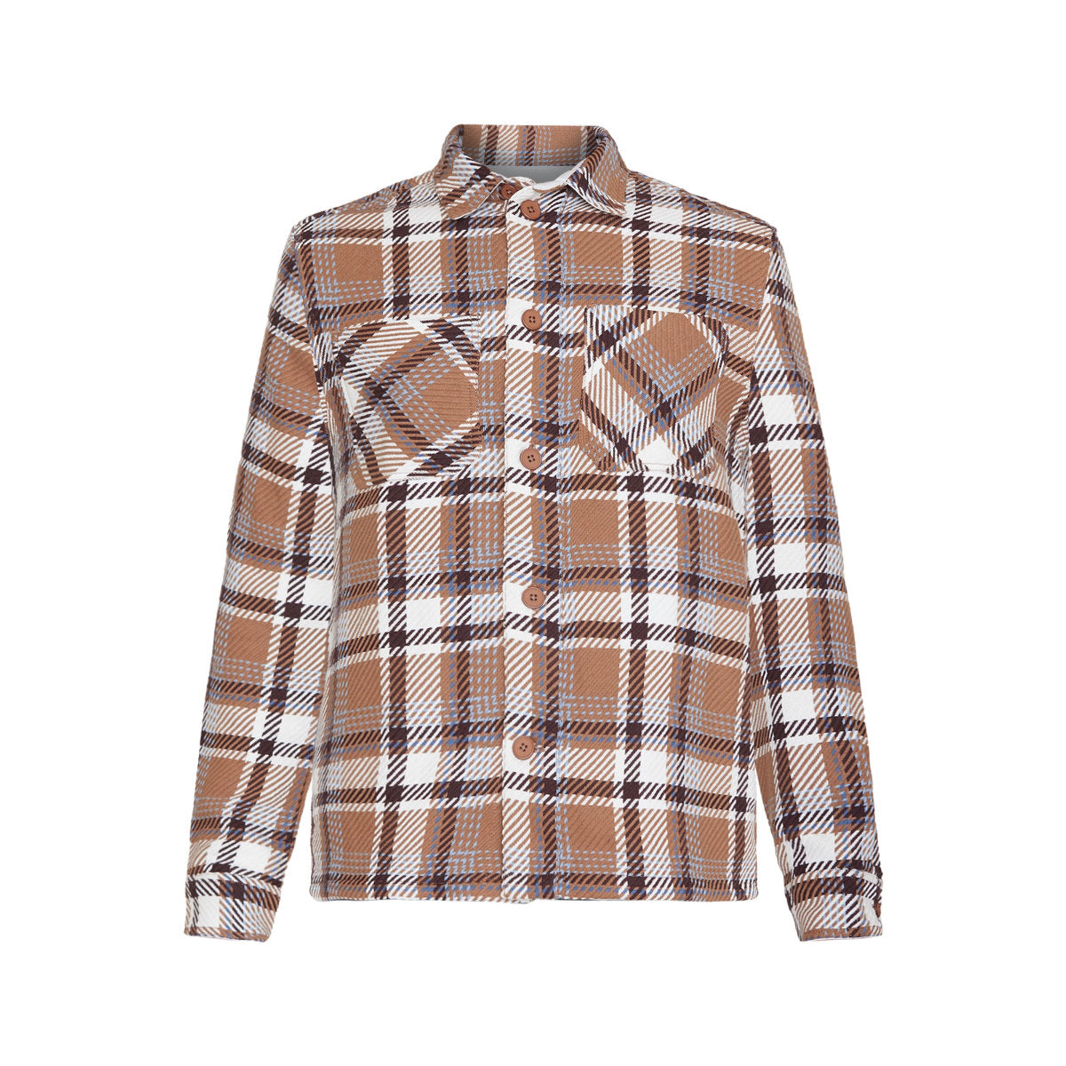 Kariertes Overshirt CHECKED aus Bio-Baumwolle