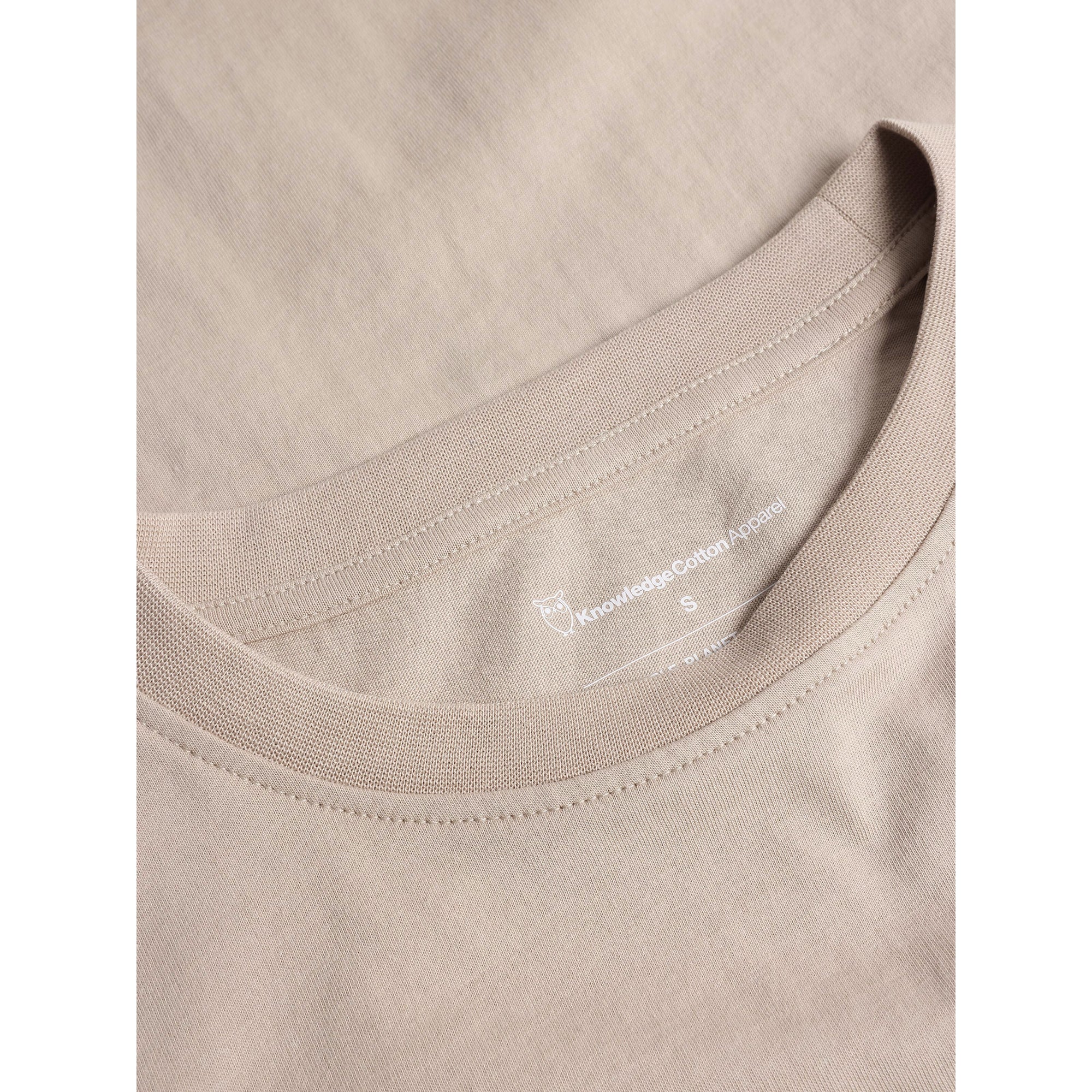 Basic Pima-Baumwoll-Shirt mit langen Ärmeln - Bio-Baumwolle GOTS/Vegan