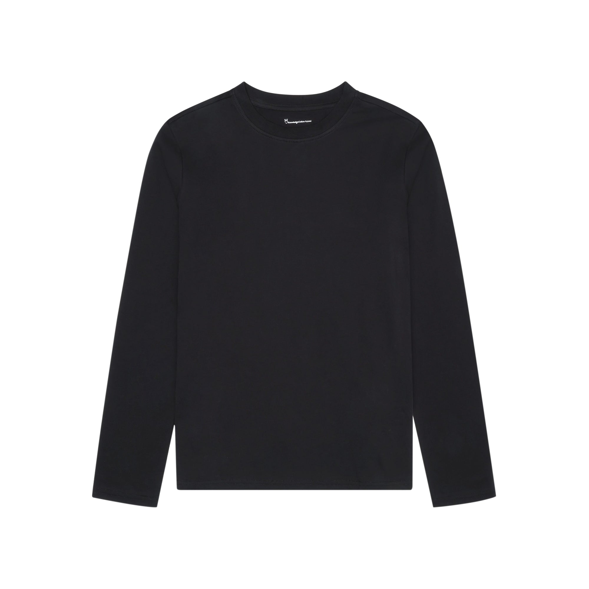 Basic Pima-Baumwoll-Shirt mit langen Ärmeln - Bio-Baumwolle GOTS/Vegan