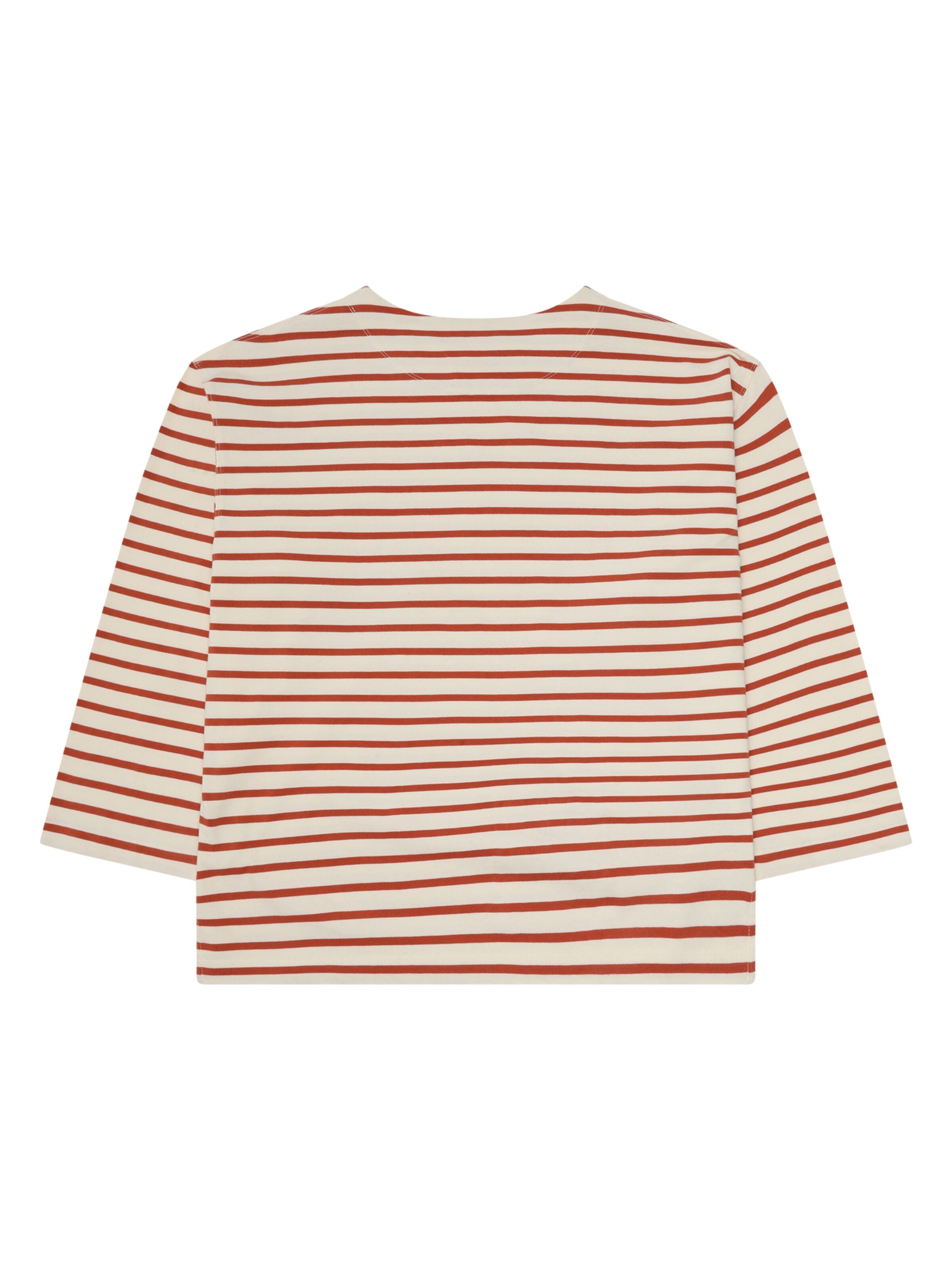 Gestreiftes Langarmshirt aus Bio-Baumwolle