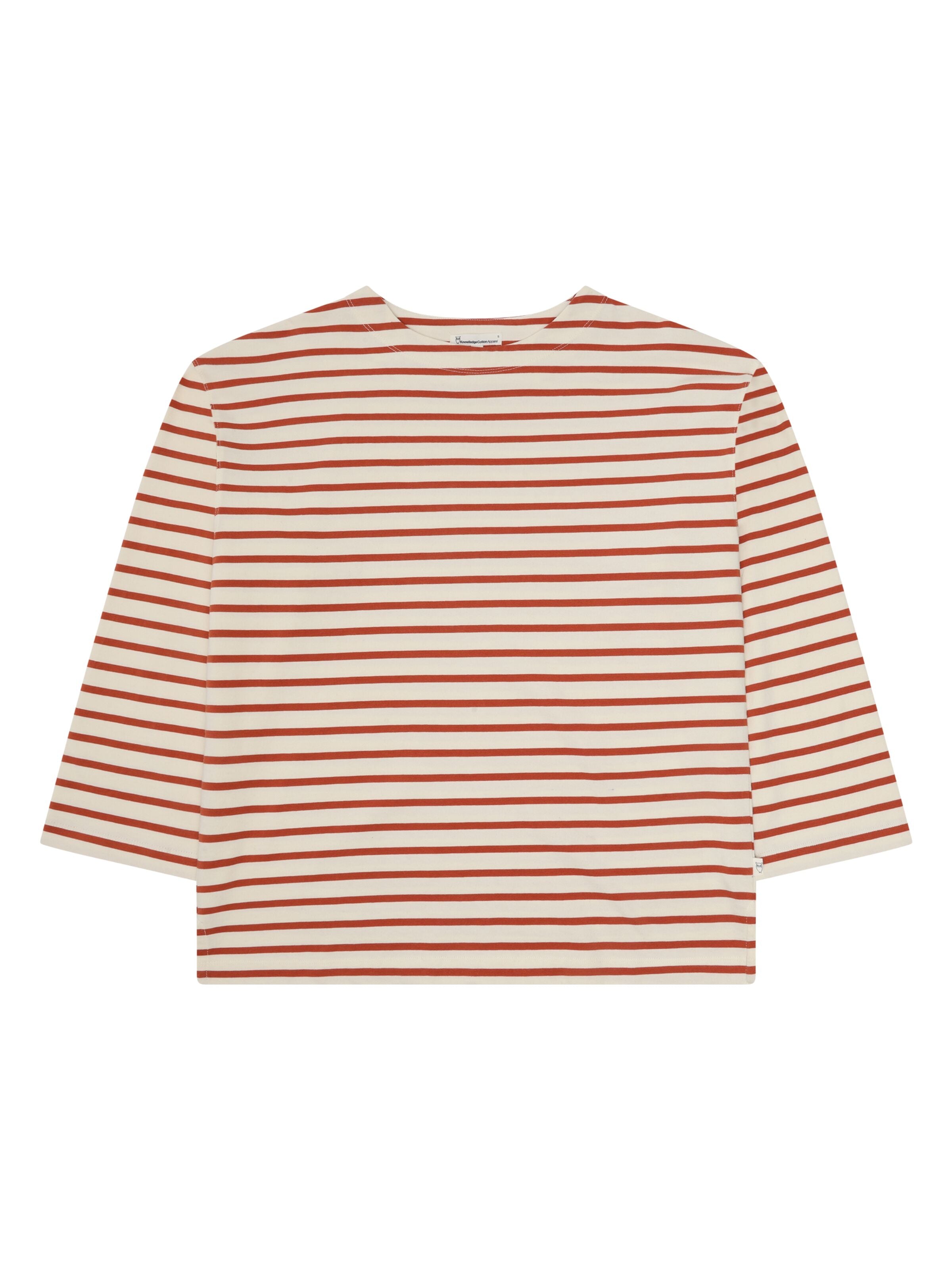 Gestreiftes Langarmshirt aus Bio-Baumwolle