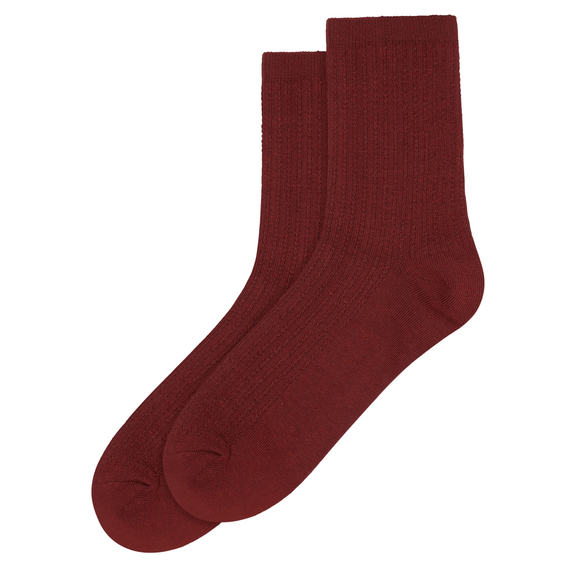 1-Pack Socken CABLE Strukturstrick aus Bio-Baumwolle und recyceltem Polyester