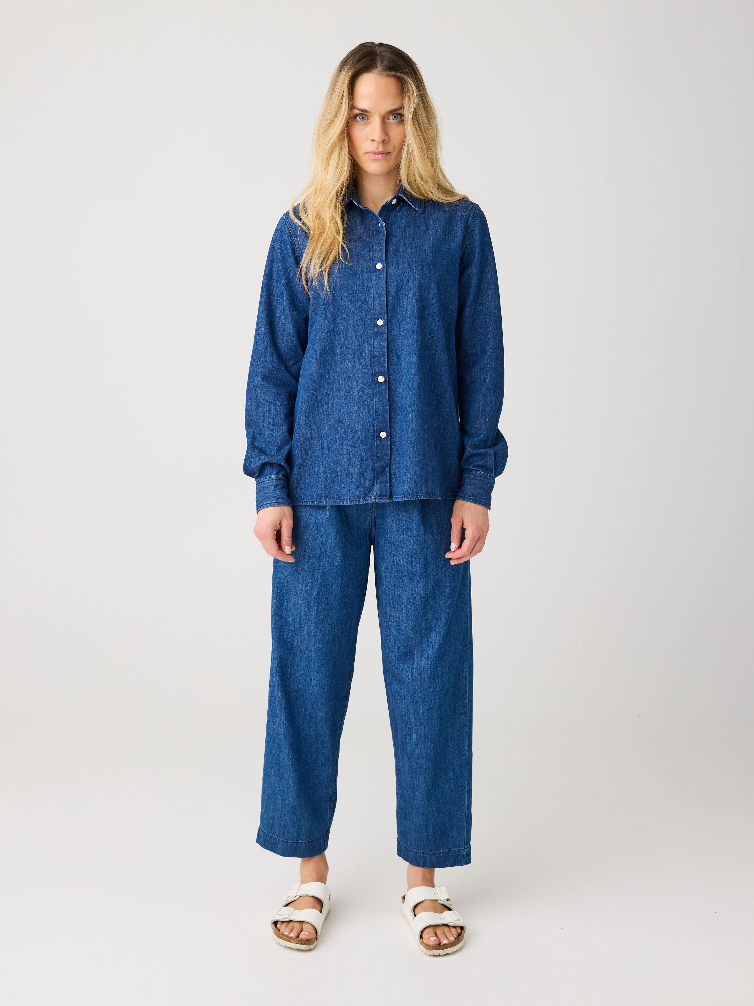 Lockere Denim-Hose Jeans aus Bio-Baumwolle