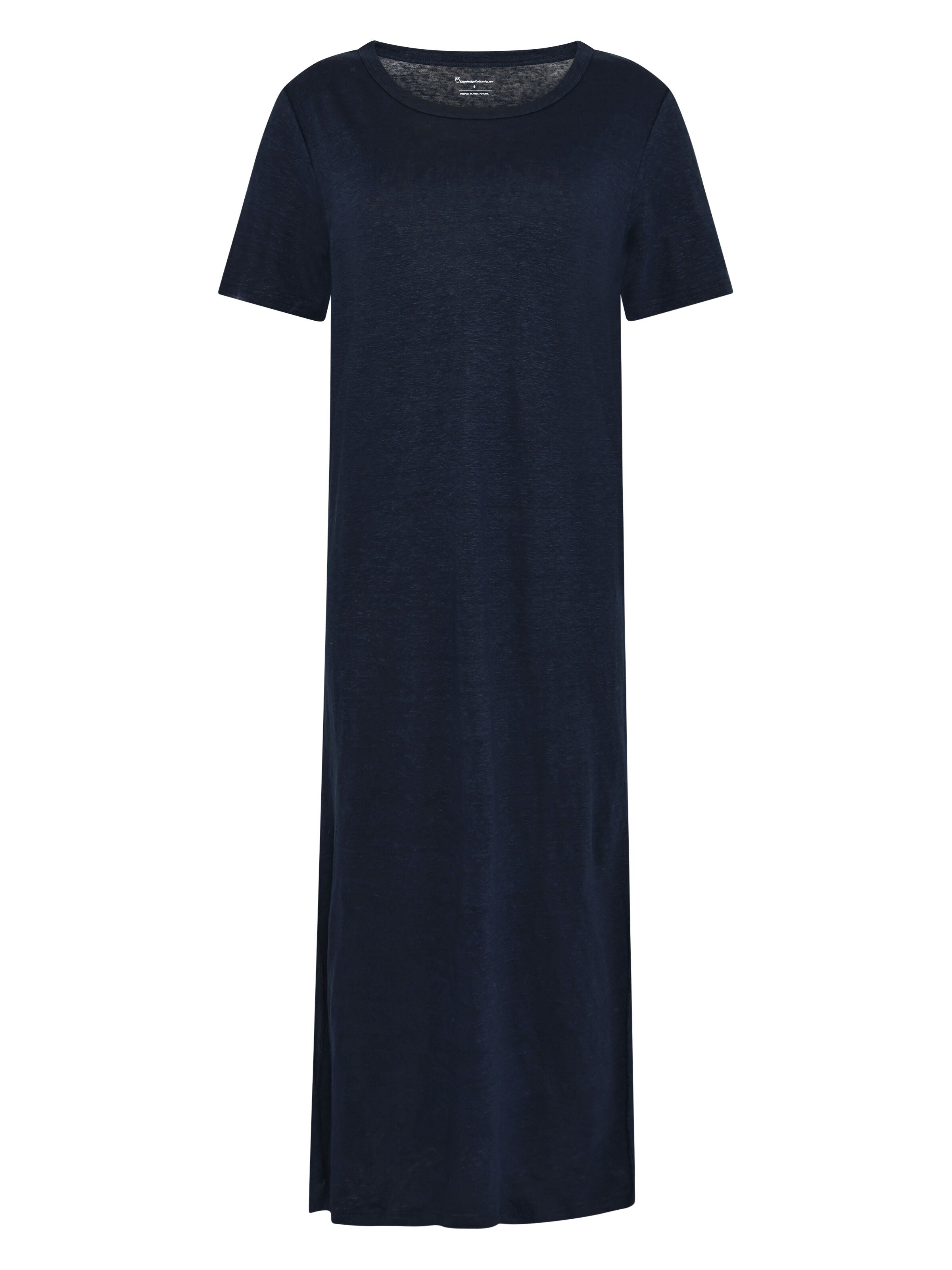 Bio-Leinen T-Shirt Kleid GOTS/Vegan