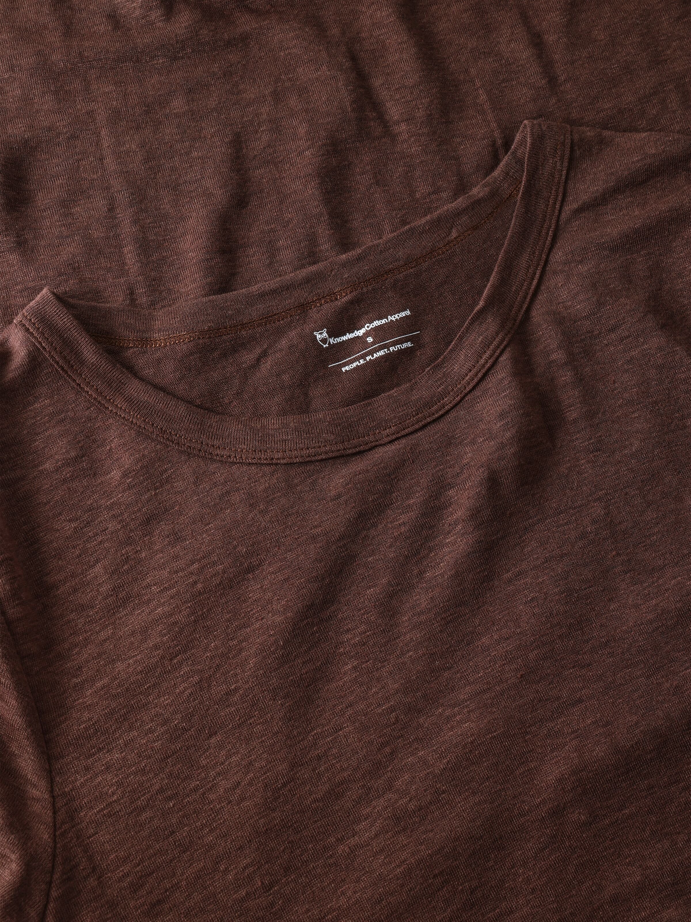 Bio-Leinen T-Shirt Kleid GOTS/Vegan