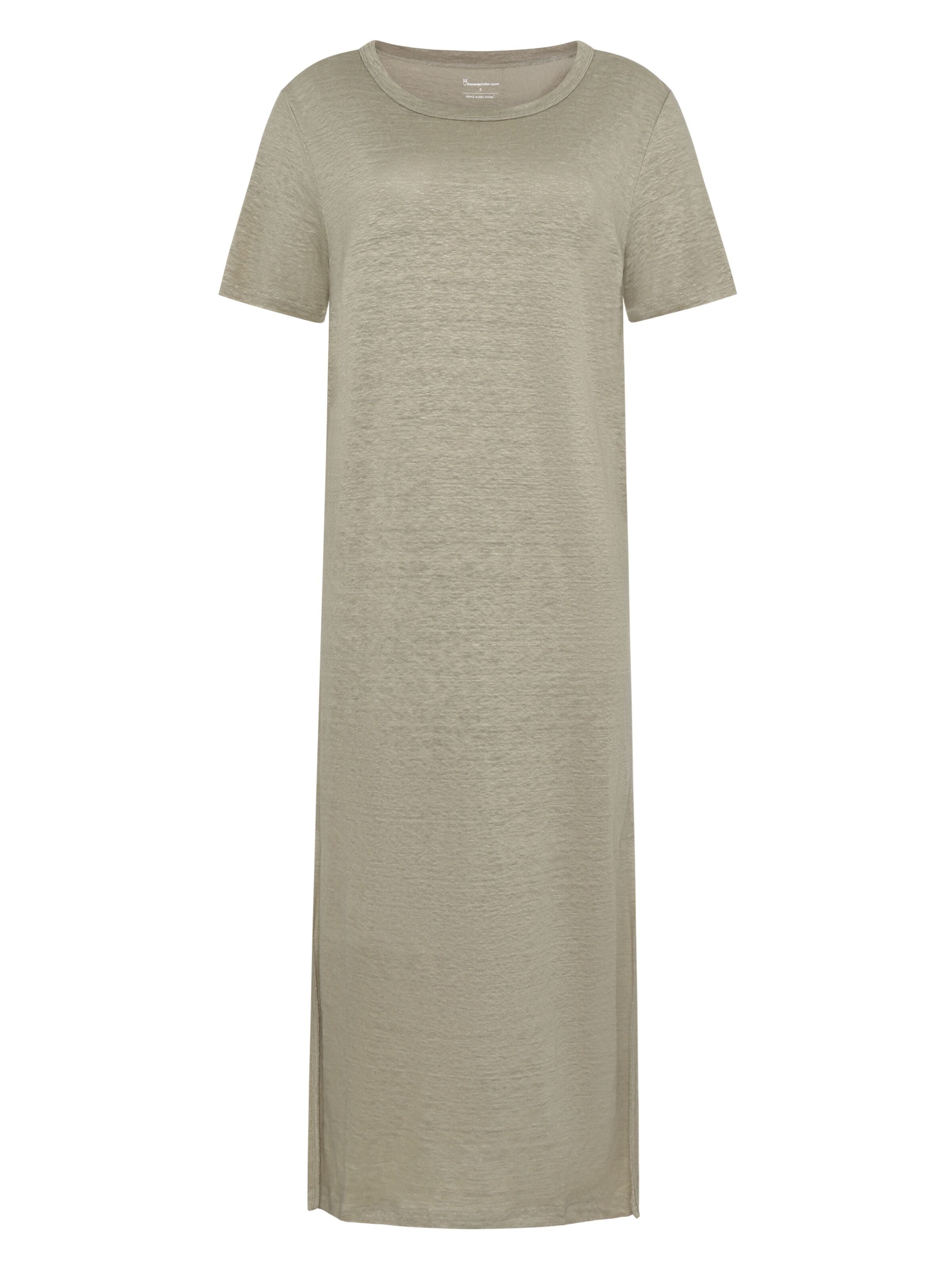 Bio-Leinen T-Shirt Kleid GOTS/Vegan