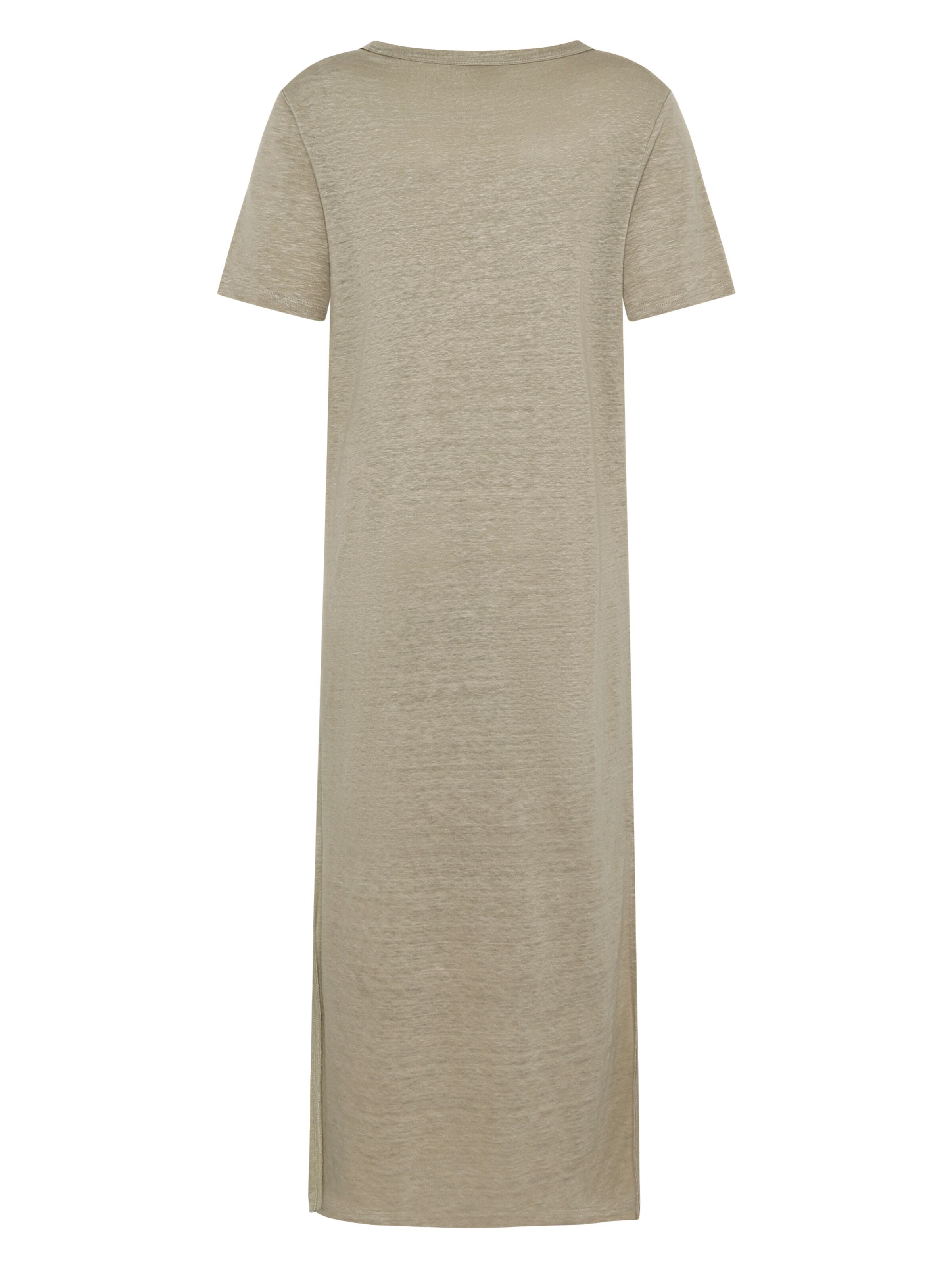 Bio-Leinen T-Shirt Kleid GOTS/Vegan