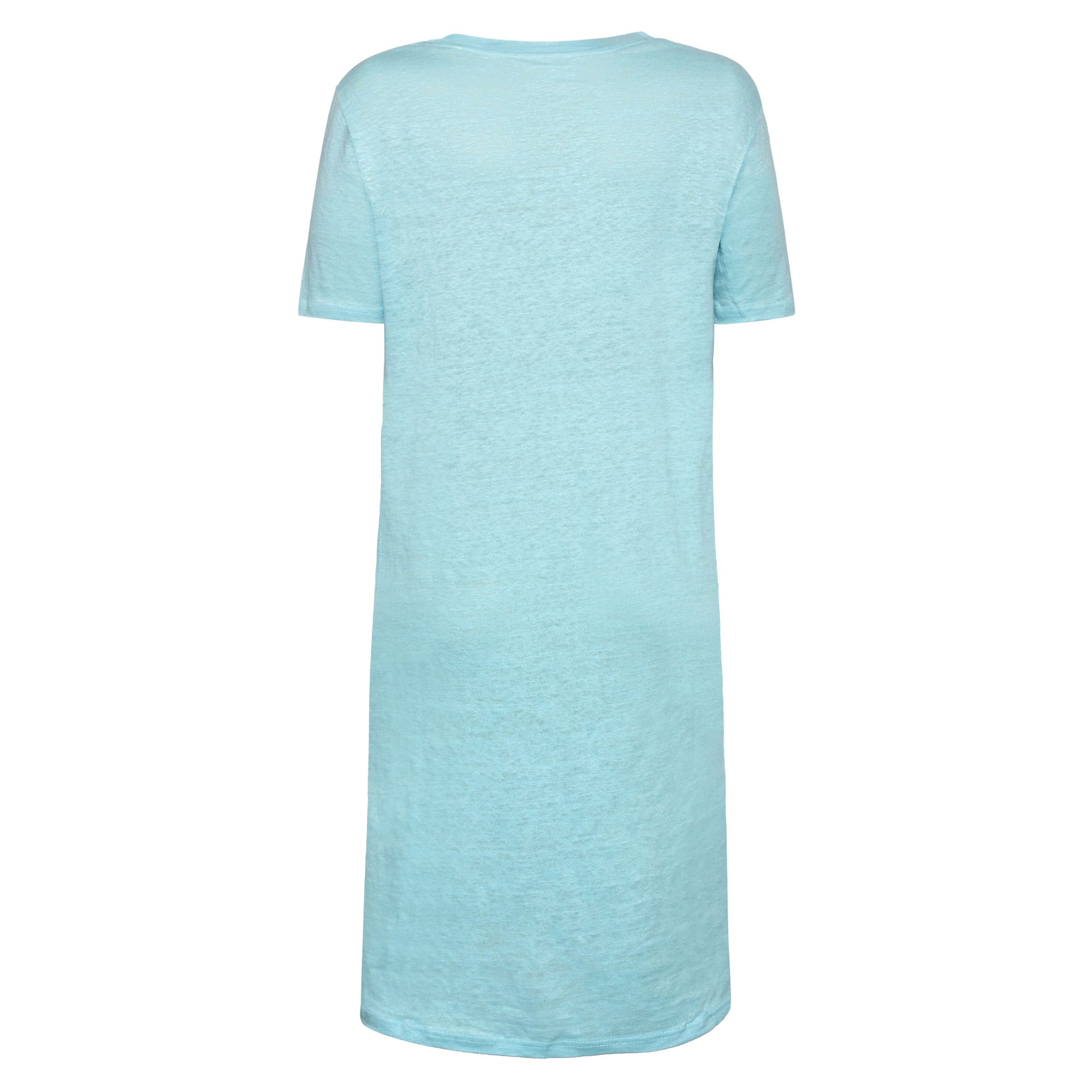 Bio-Leinen T-Shirt Kleid GOTS/Vegan