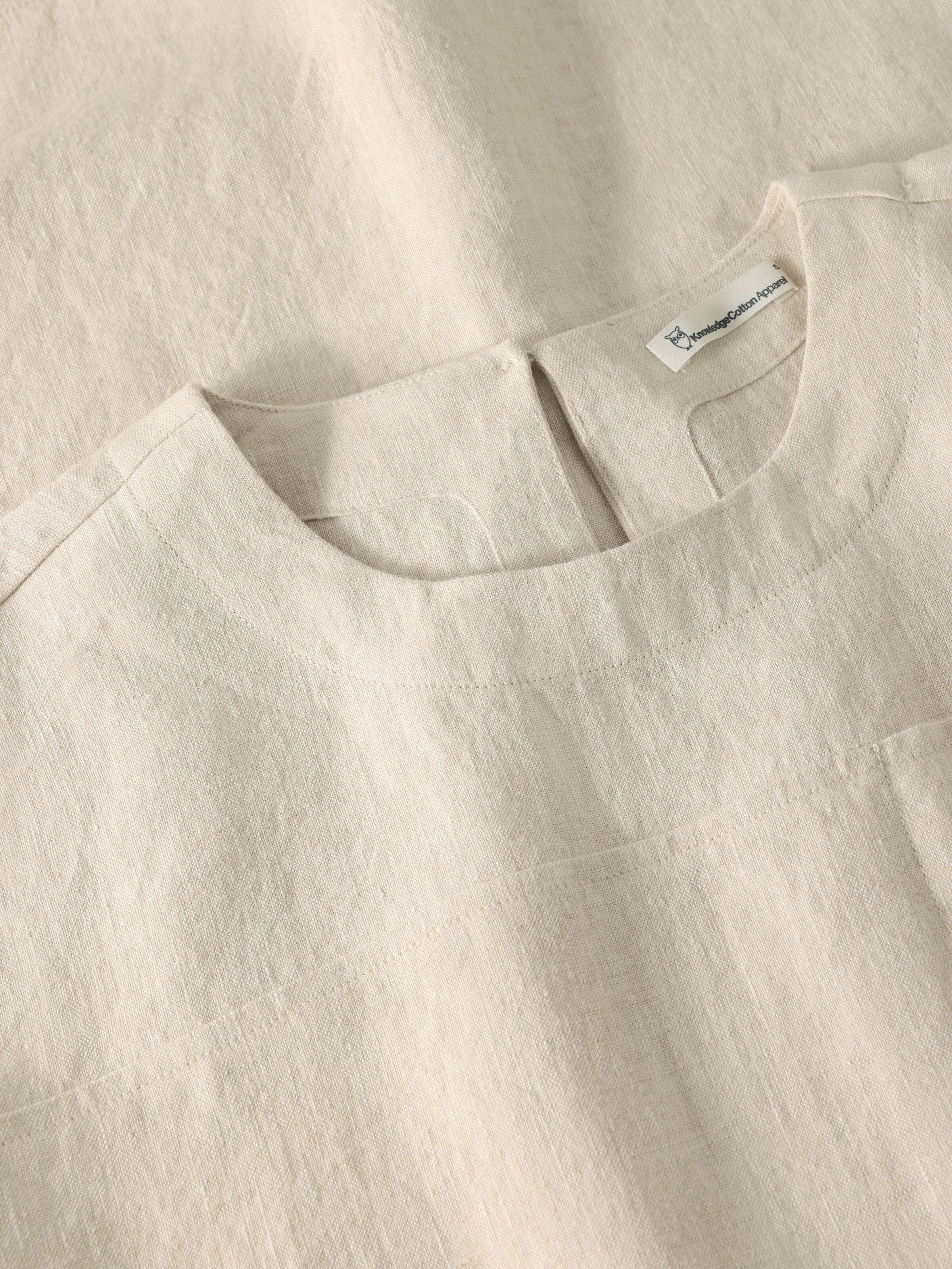 T-Shirt-Kleid aus Bio-Leinen