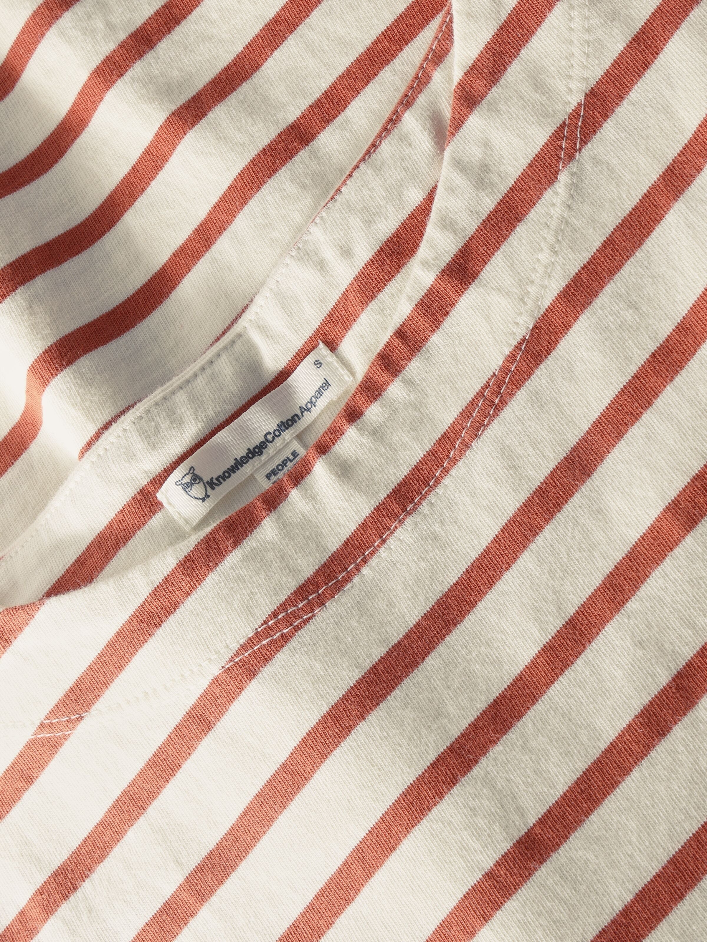 T-Shirt-Kleid mit Streifen aus Bio-Baumwolle