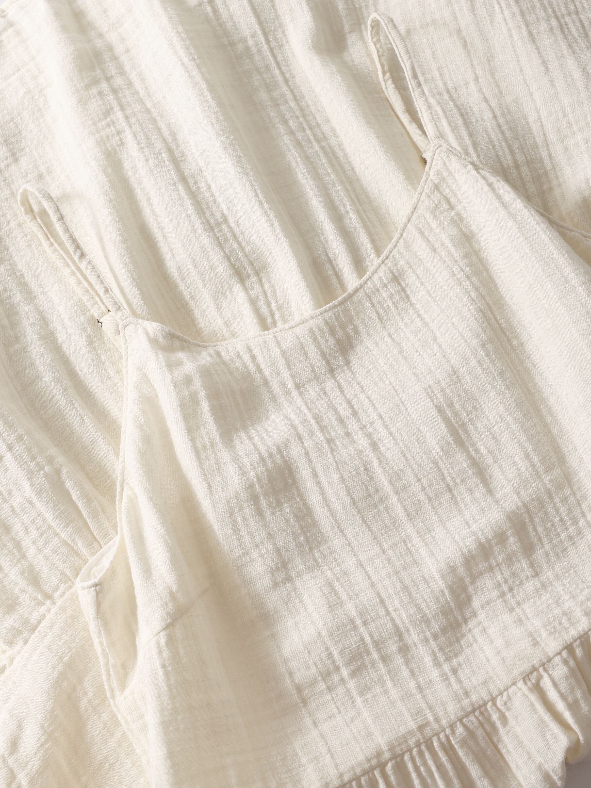 Slub Trägerkleid aus Bio-Baumwolle