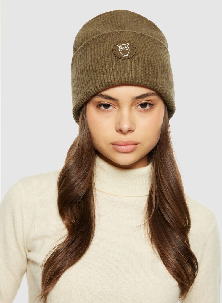 Beanie BIG RIB Mütze aus Bio-Lammwolle