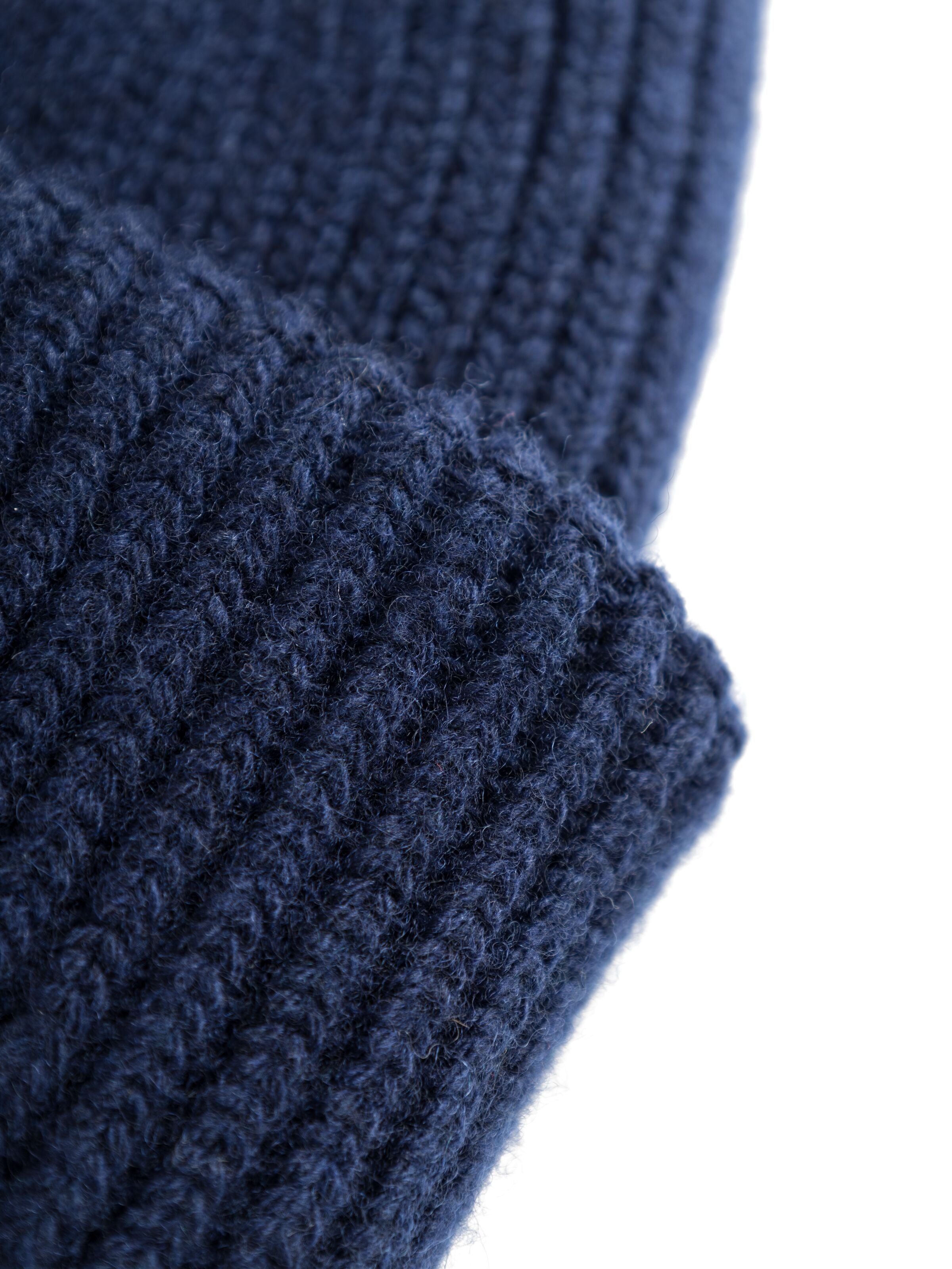 Beanie BIG RIB Mütze aus Bio-Lammwolle