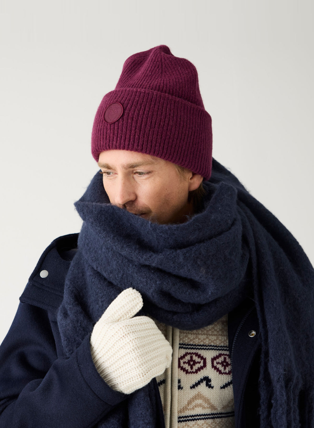 Beanie BIG RIB Mütze aus Bio-Lammwolle