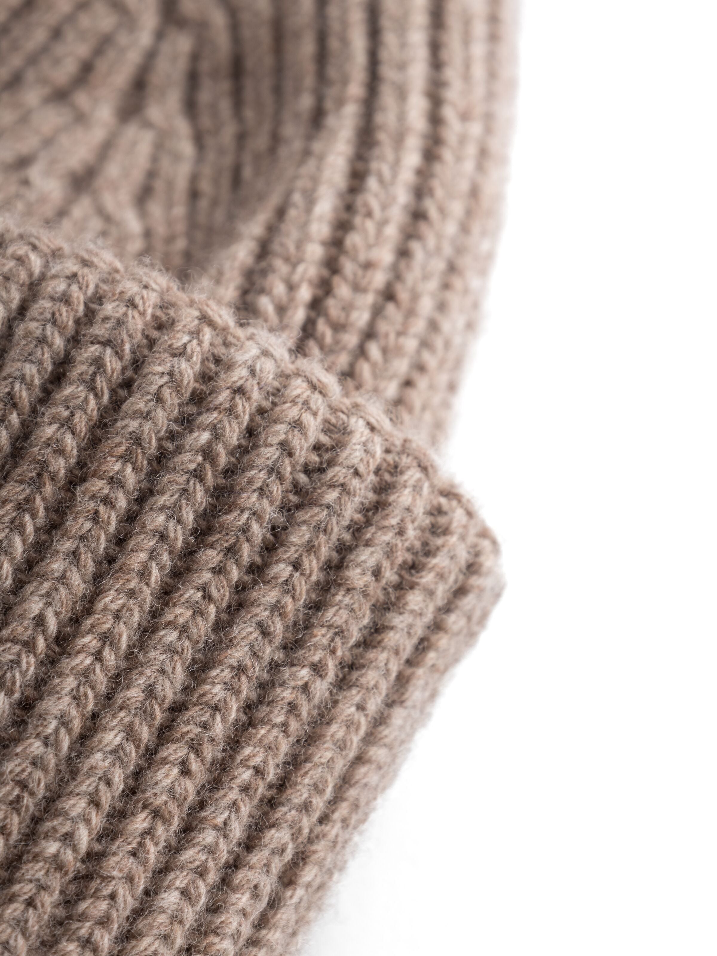 Beanie BIG RIB Mütze aus Bio-Lammwolle