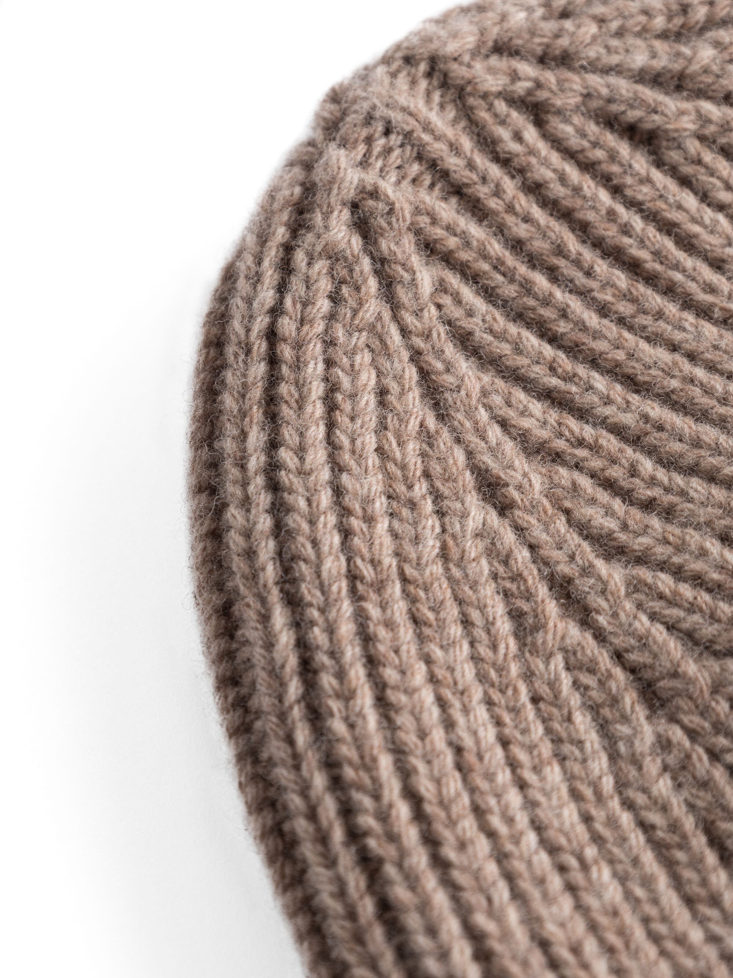 Beanie BIG RIB Mütze aus Bio-Lammwolle