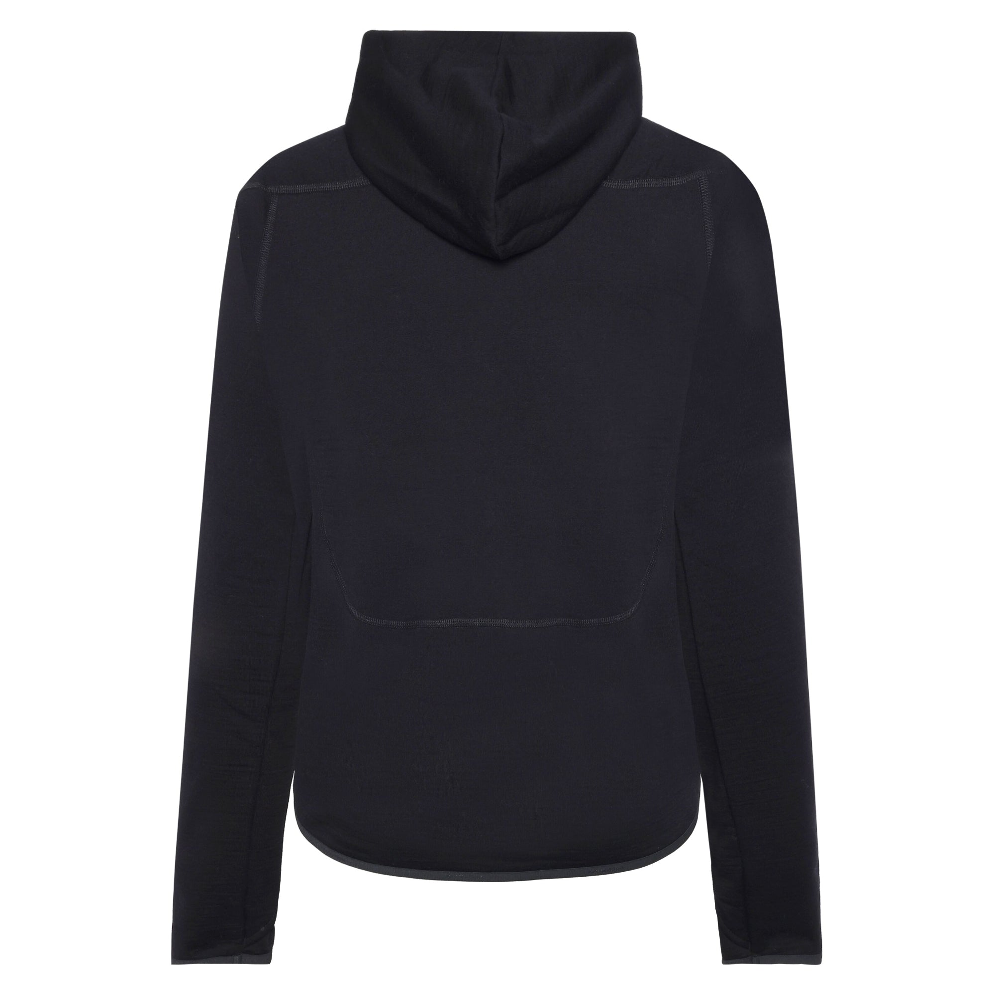 Fleece-Pullover mit Kapuze DYNAMIC aus Merinowolle - Damen