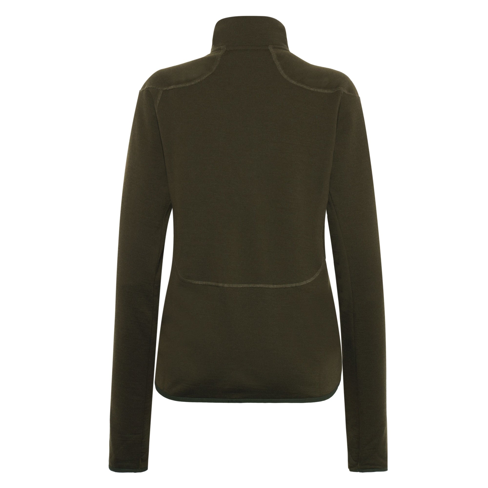 Fleece-Jacke mit Reißverschluss DYNAMIC aus Merinowolle - Damen