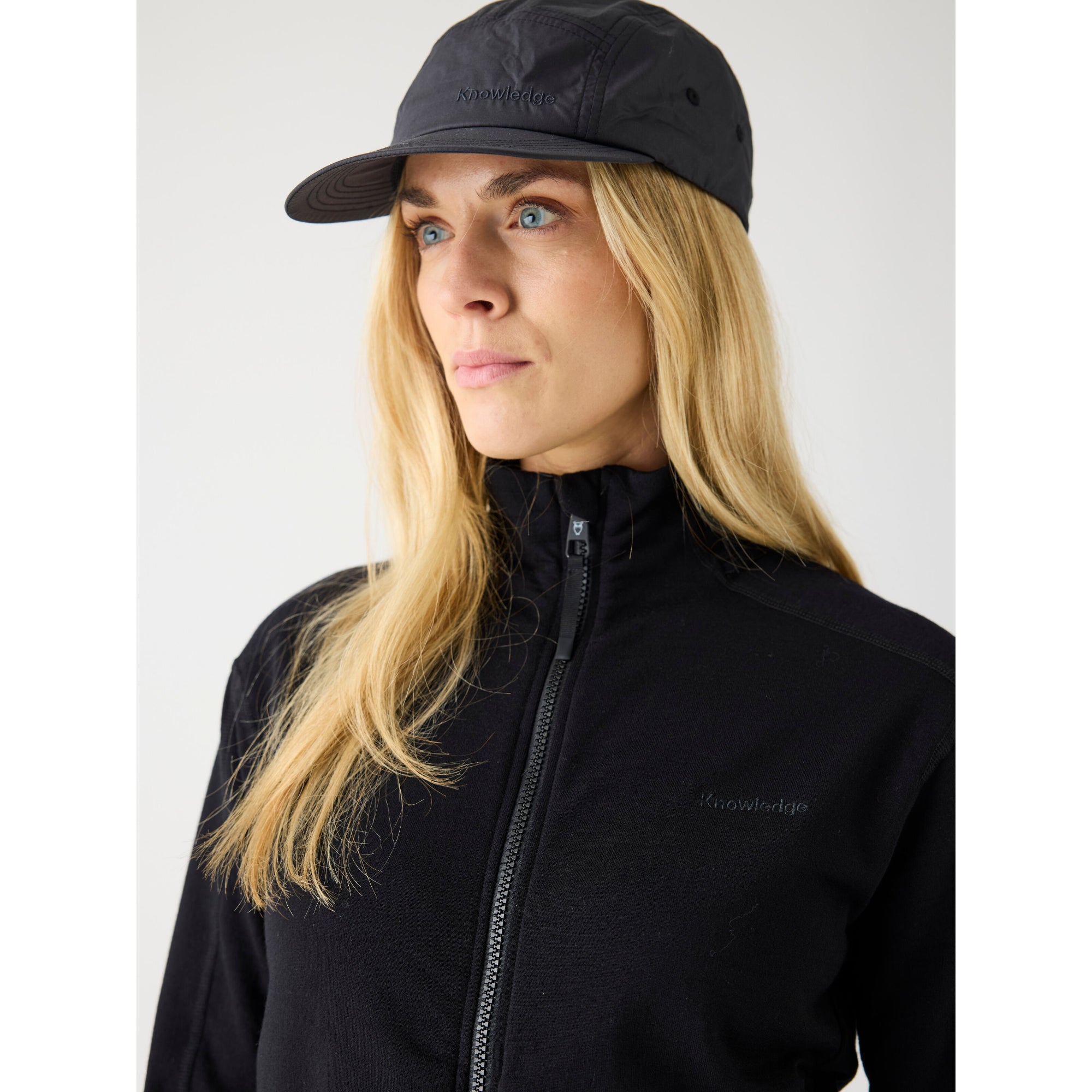 Fleece-Jacke mit Reißverschluss DYNAMIC aus Merinowolle - Damen