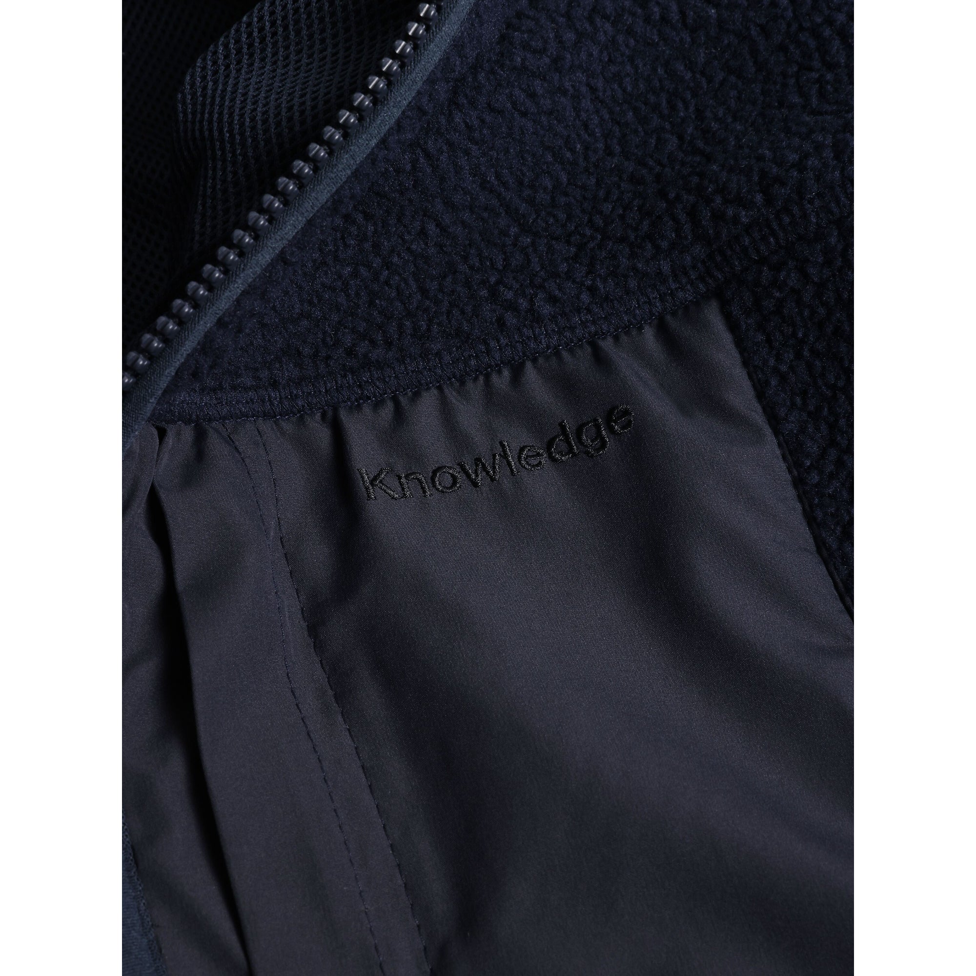 Lockere Fleecejacke mit Reißverschluss - recycelt - GRS/Vegan
