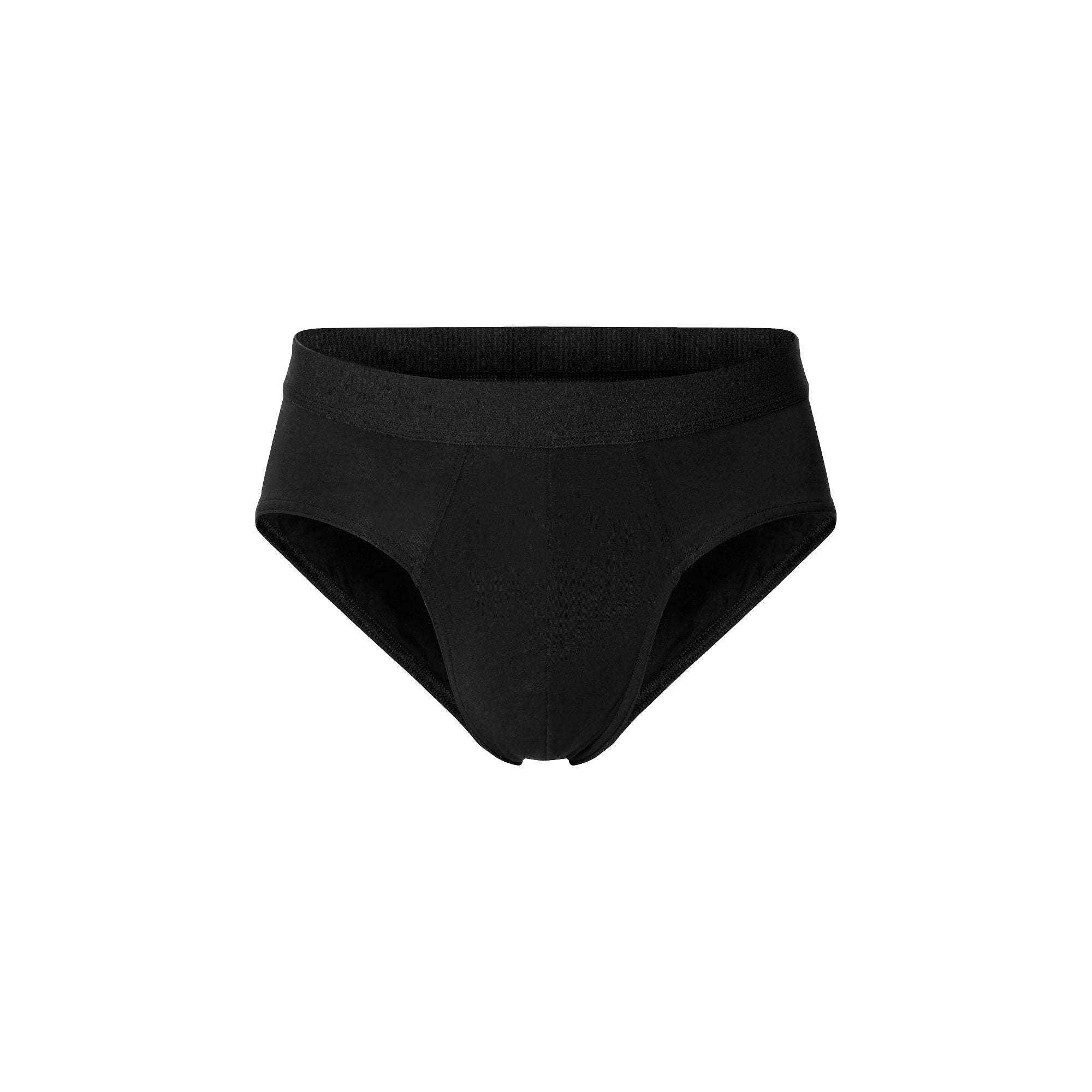3-Pack Unterhosen BRIEF aus Bio-Baumwolle Black