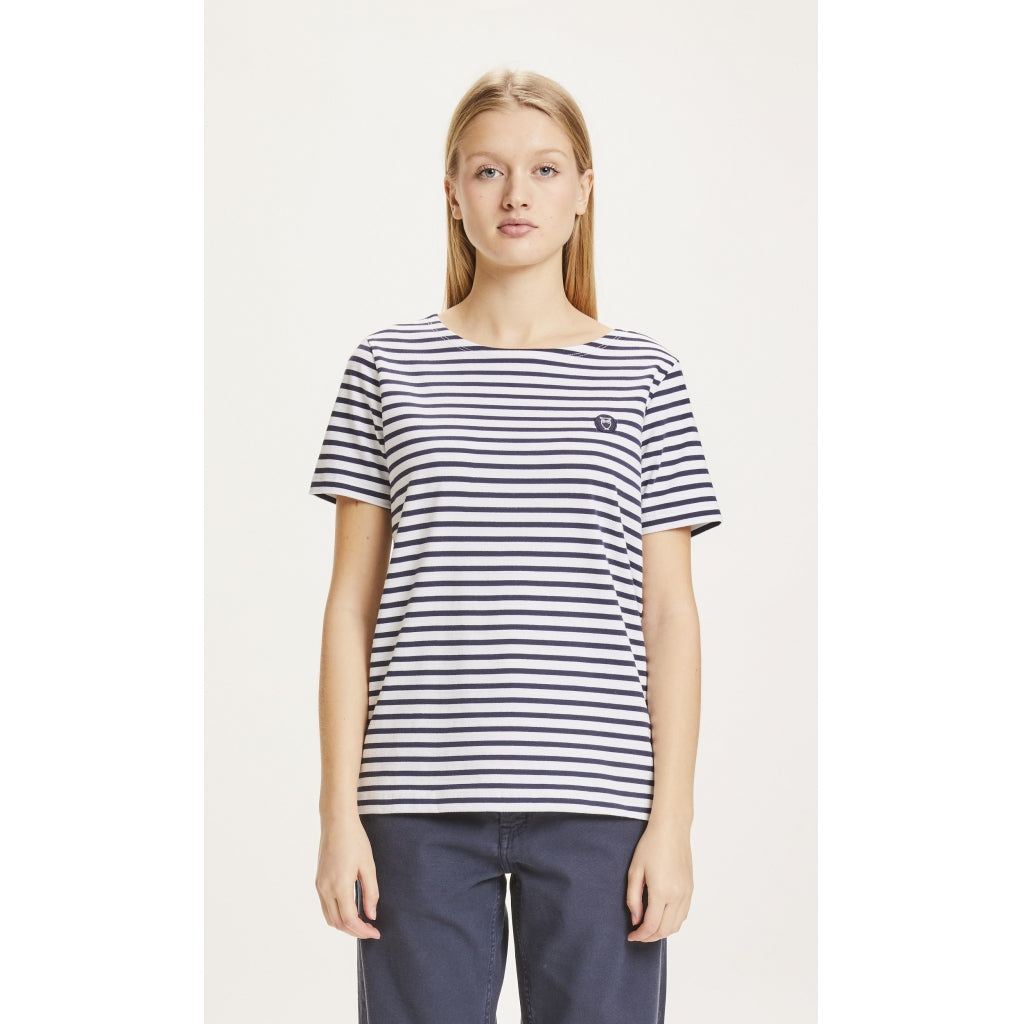 T-Shirt VIOLET mit Streifen