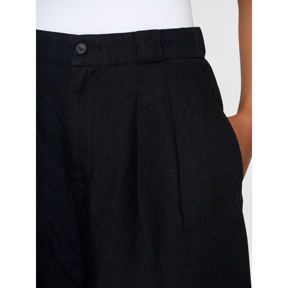 High-Waist Culotte EVE aus Bio-Leinen