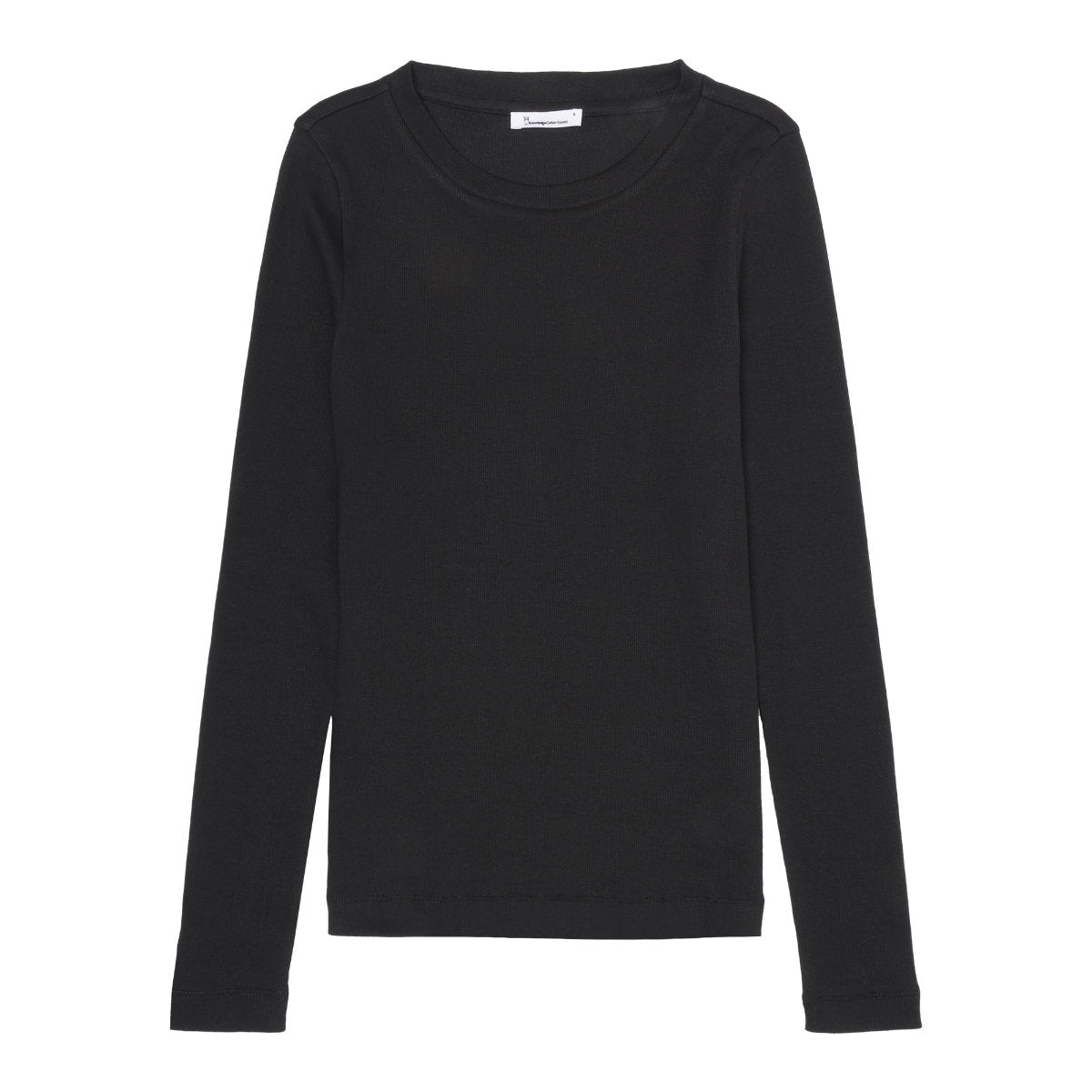 Langarmshirt RIB SCOOP NECK aus Bio-Baumwolle