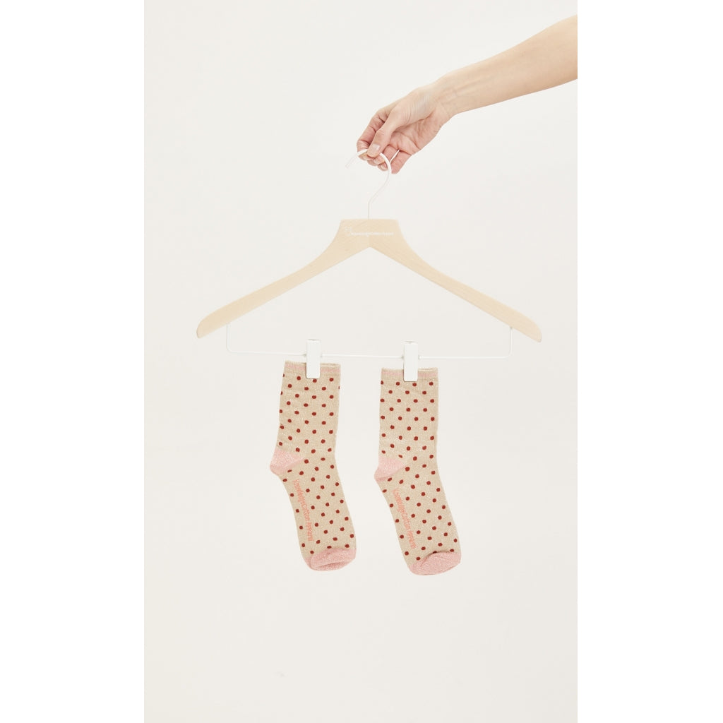 Glitzer-Socken HONEY Dots mit Bio-Baumwolle und recyceltem Polyester