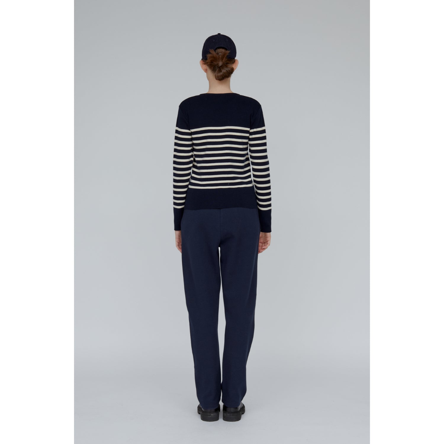 Gestreiftes Langarmshirt ELLA aus Bio-Baumwolle